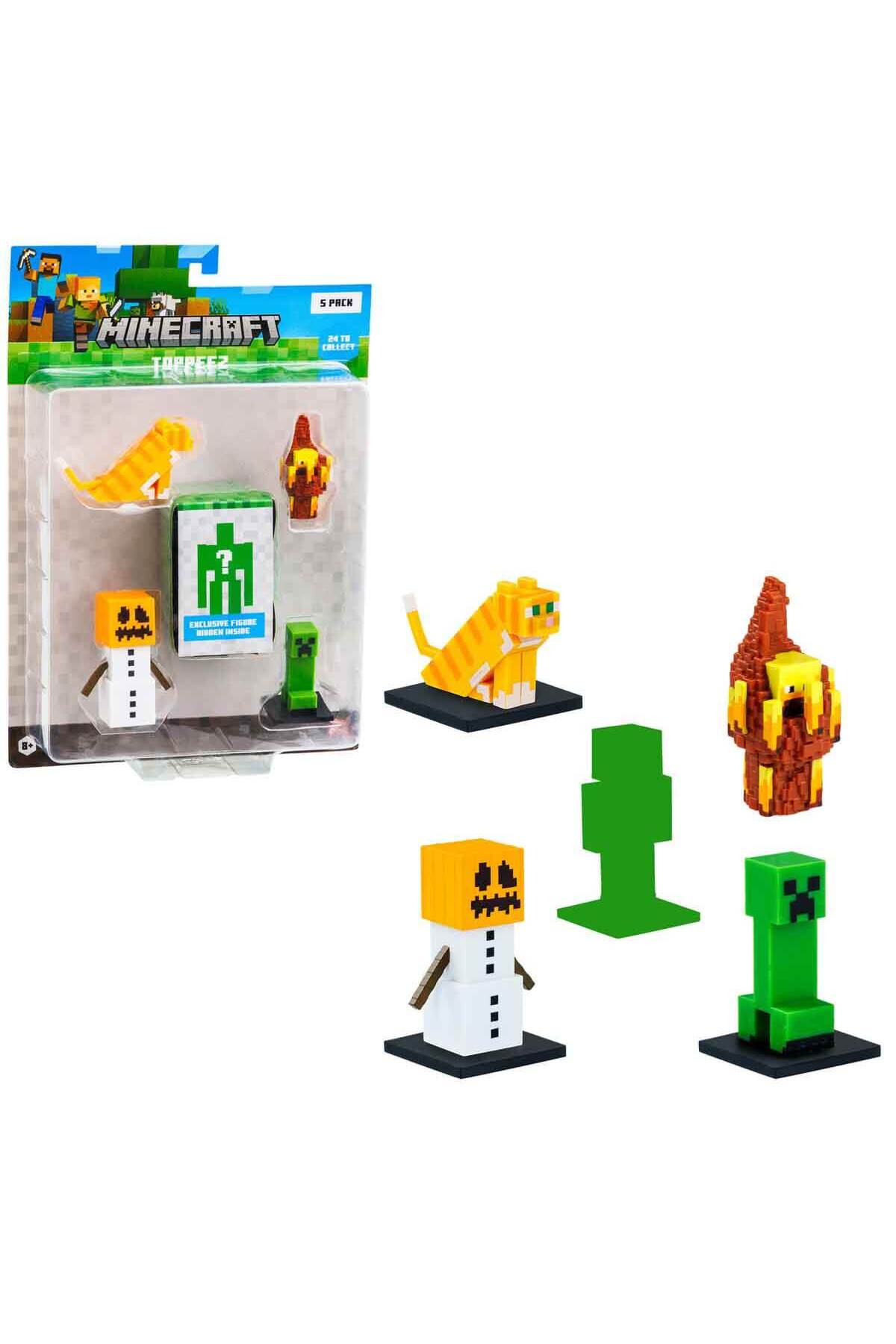 فیگور ۵ عددی شخصیت TOPPEEZ 3 ماینکرفت اورجینال Minecraft