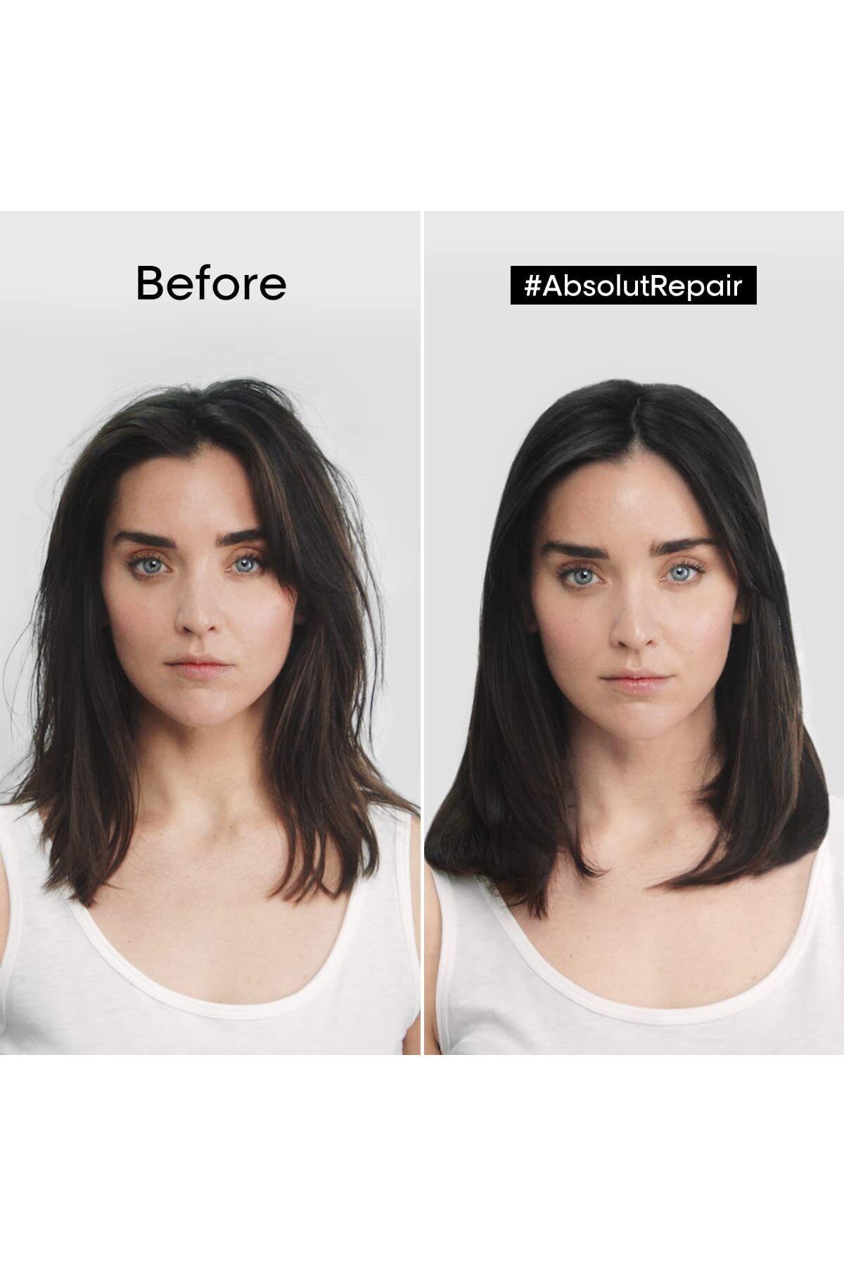 شامپو مردانه و زنانه ABSOLUT REPAIR SERIE EXPERT برای انواع مو آسیب دیده 500 میل EVALOR2 L'oreal Professionnel