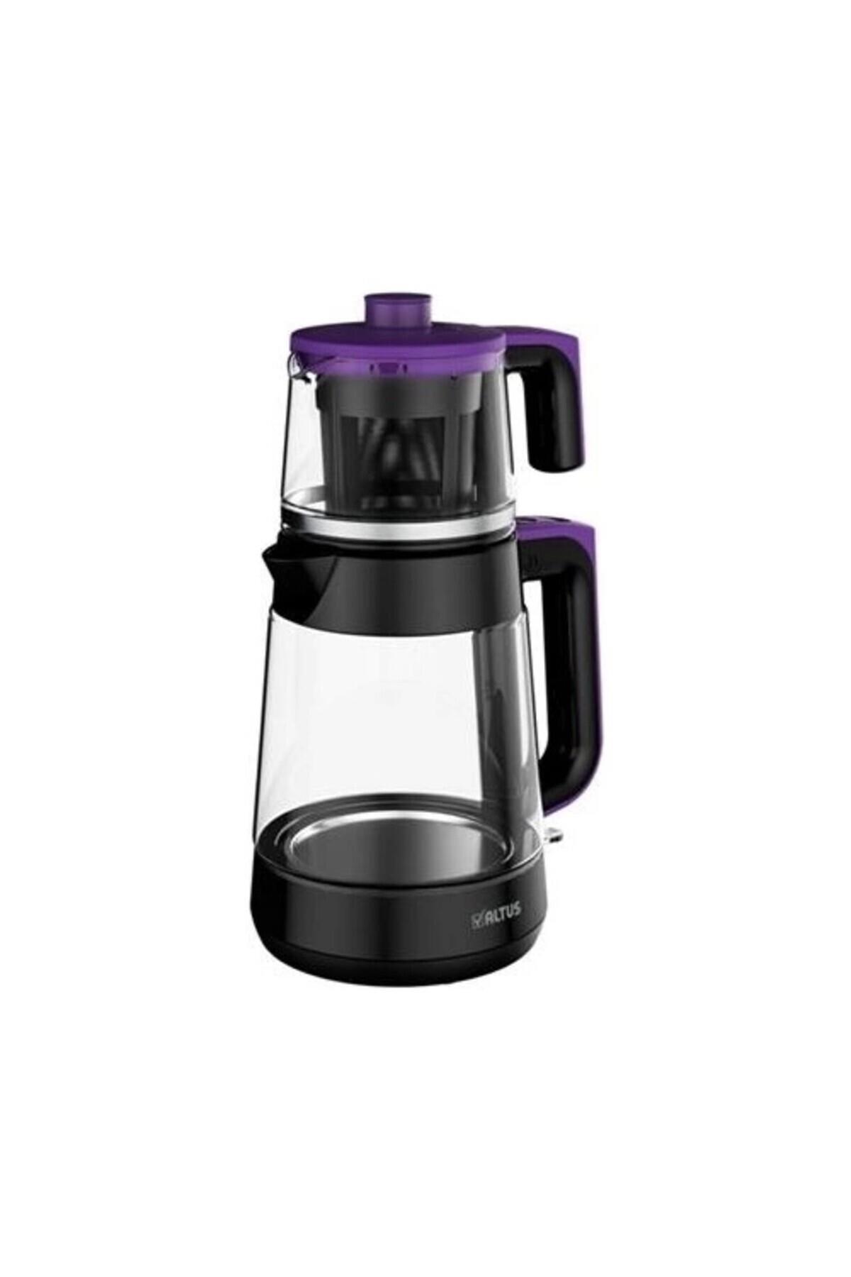 چای ساز شیشه ای AL 796 S مشکی اورجینال Altus