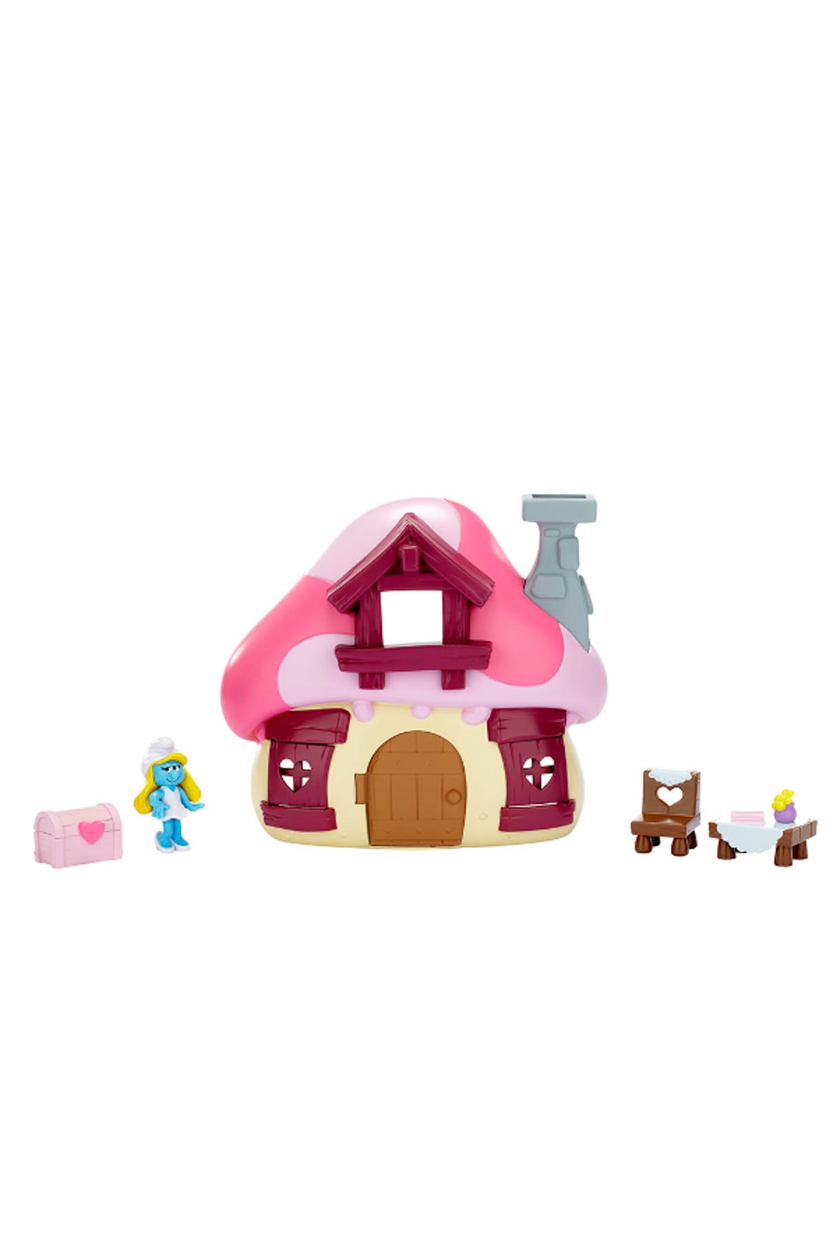 عروسک های اسباب بازی و لوازم جانبی SMURFS SMURFETTE'S MUSHROOM HOUSE SET PLAYSET از ترکیه Genel Markalar