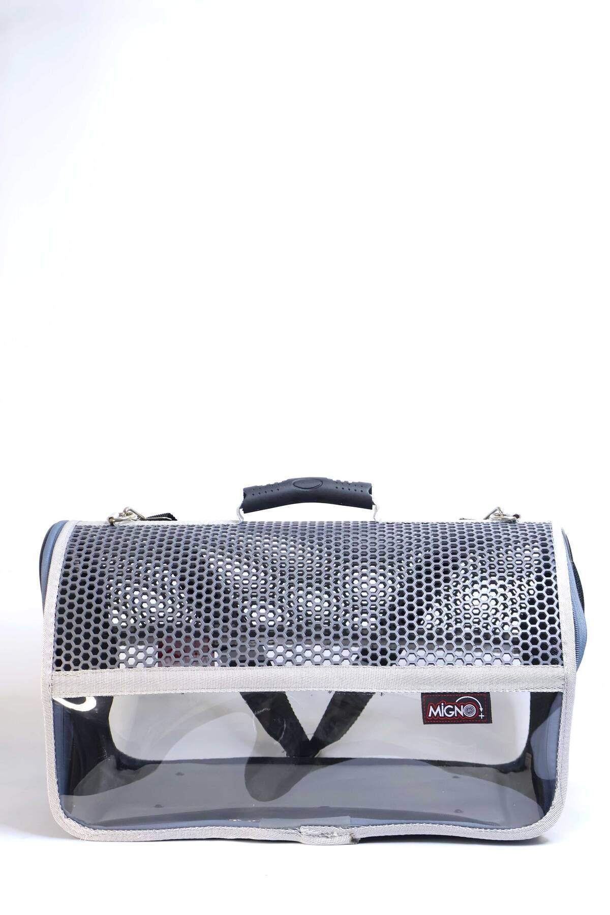 کیف حمل گربه و سگ میگنو Migno، مدل Flybag Voyager VOY018، طوسی