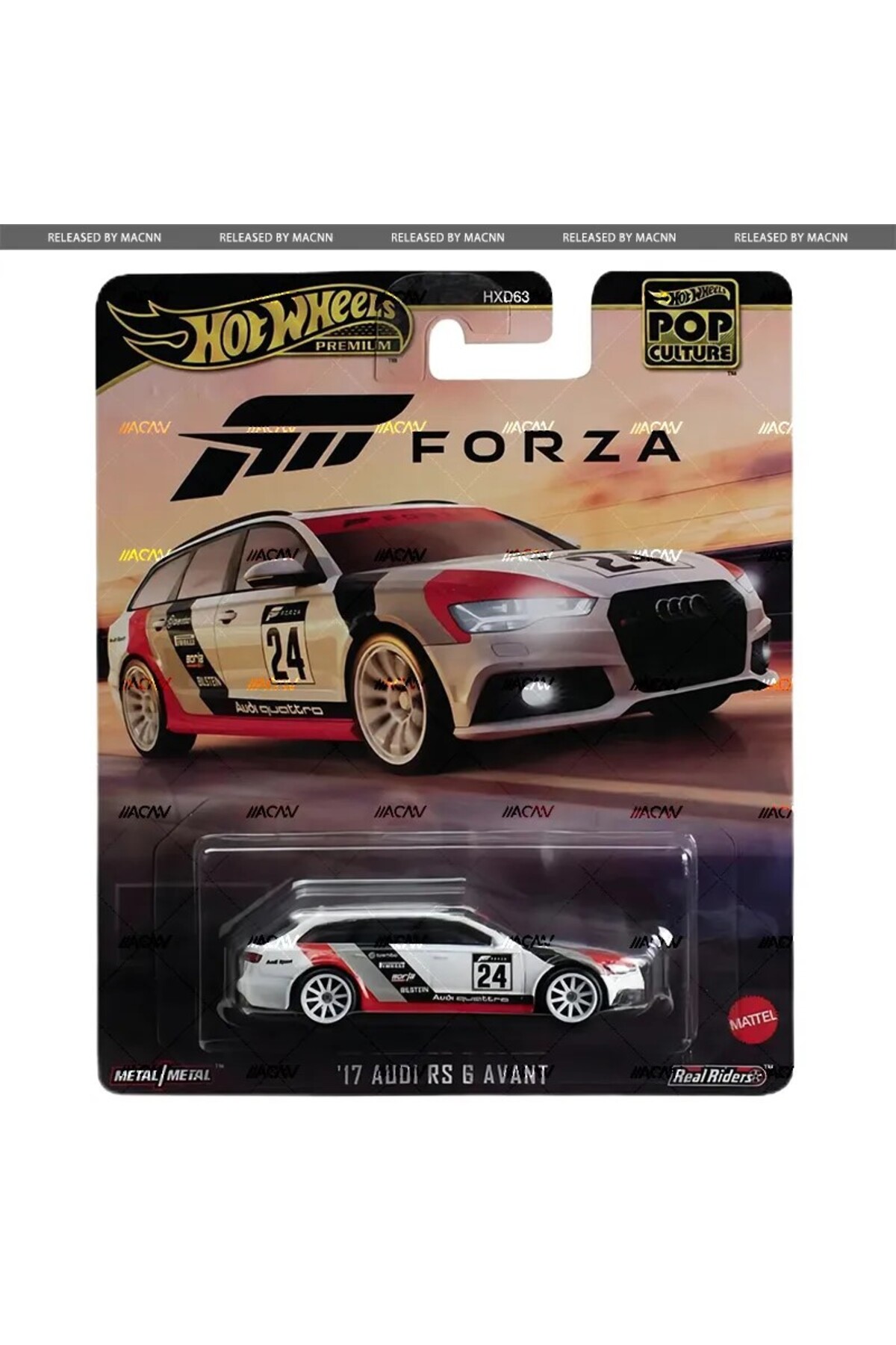 ماشین اسباب بازی ممتاز آئودی RS6 AVANT مدل CAR DIECAST TOY از ترکیه HOT WHEELS