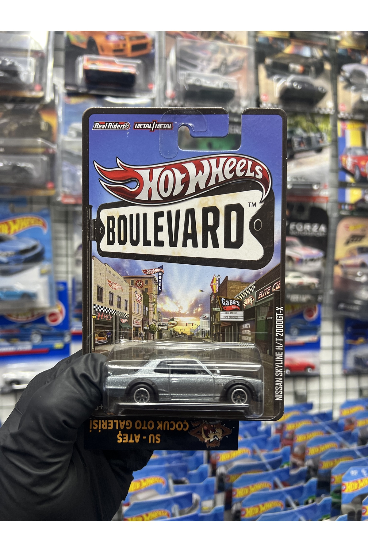 ماشین اسباب بازی بلوار 2012 نیسان SKYLINE H T 2000GT X 1.64 فوق العاده نادر هات ویلز اورجینال HOT WHEELS