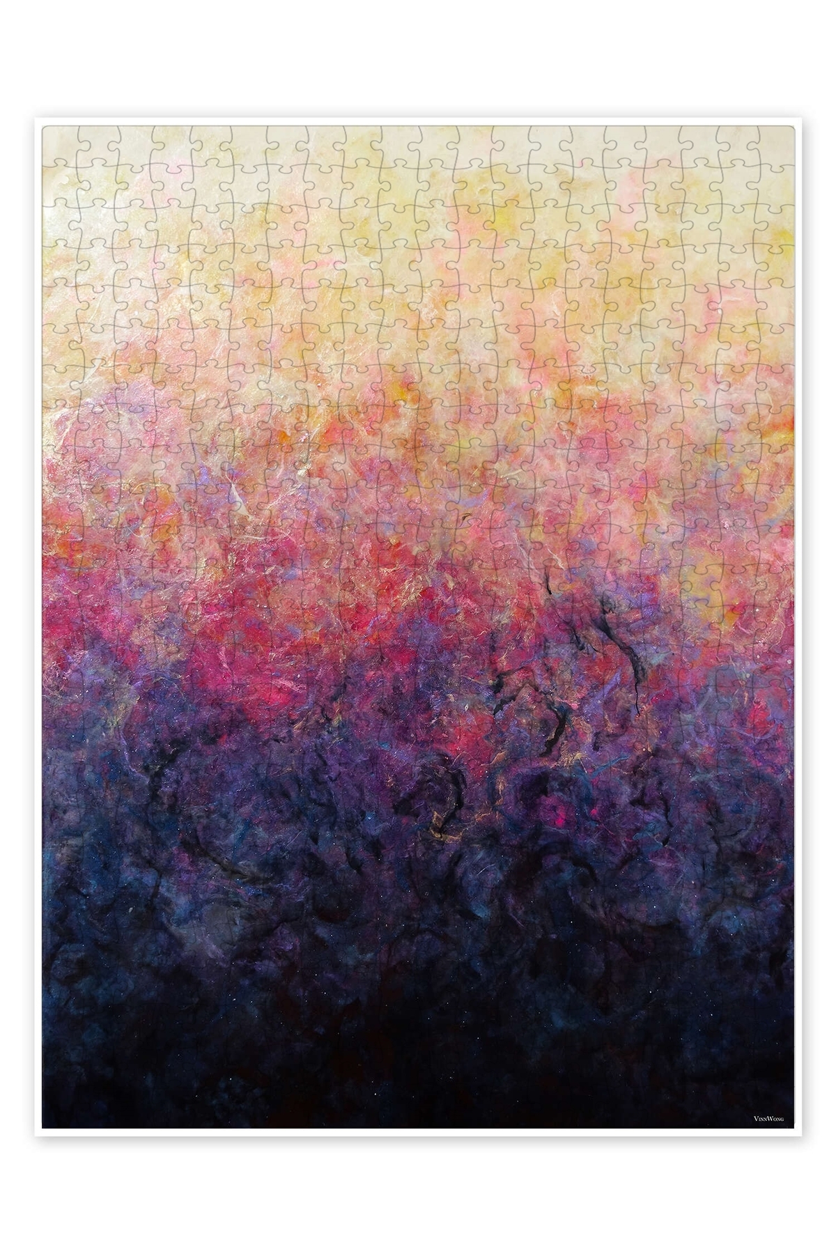 پازل REQUIEM 500 PIECE اره منبت کاری مویی با موضوع هنر انتزاعی بوهمیایی از ترکیه Jeronkarji