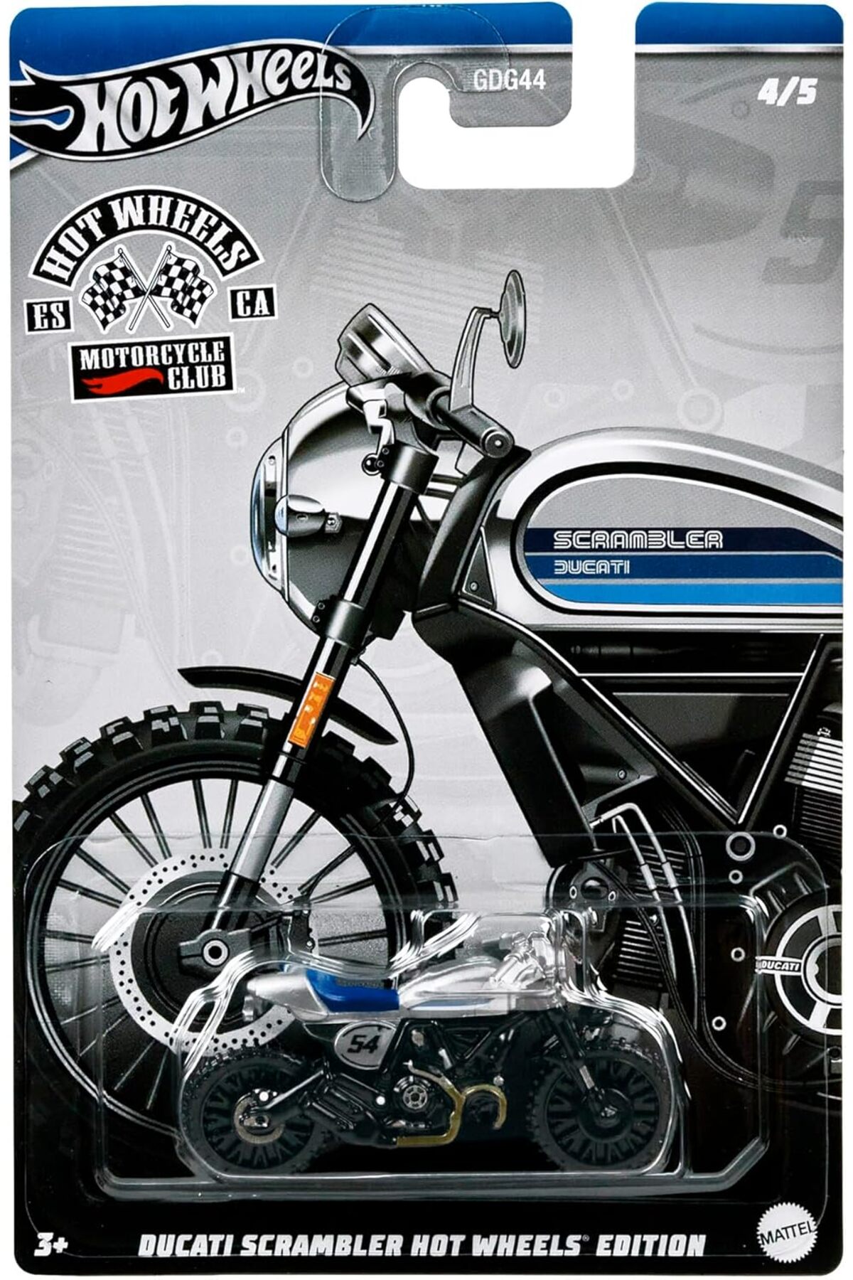 ماشین اسباب بازی MOTORCYCLE CLUB DUCATI SCRAMBLER HOT WHEELS EDITION موتورسیکلت از ترکیه HOT WHEELS