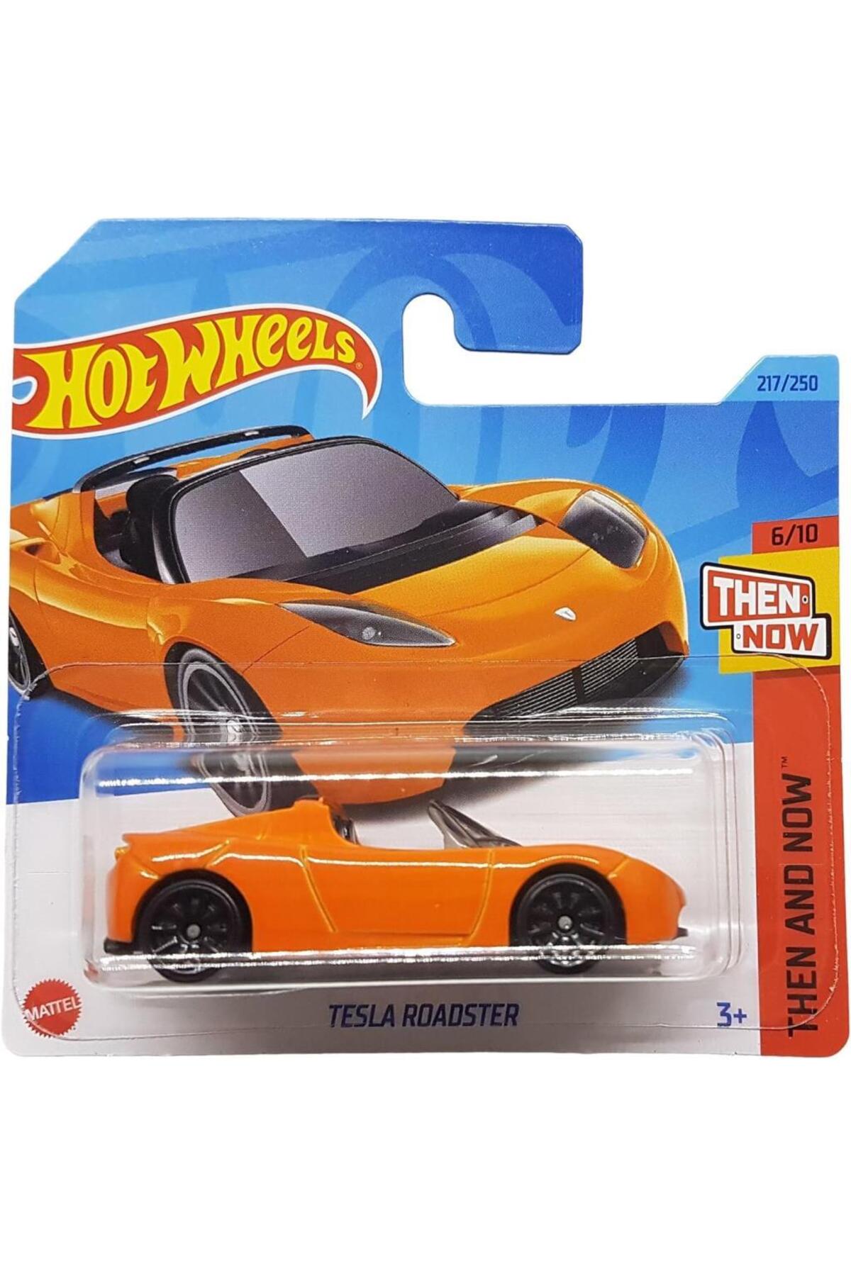 ماشین اسباب بازی SINGES TESLA ROADSTER هات ویلز اورجینال HOT WHEELS