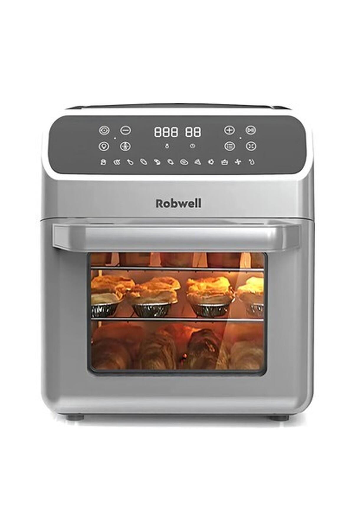 سرخ کن ROBWELL AS29 12LT AIR FRYER 12 از پیش برنامه ریزی شده چند منظوره هوا بدون روغن GARAN اورجینال ROBX