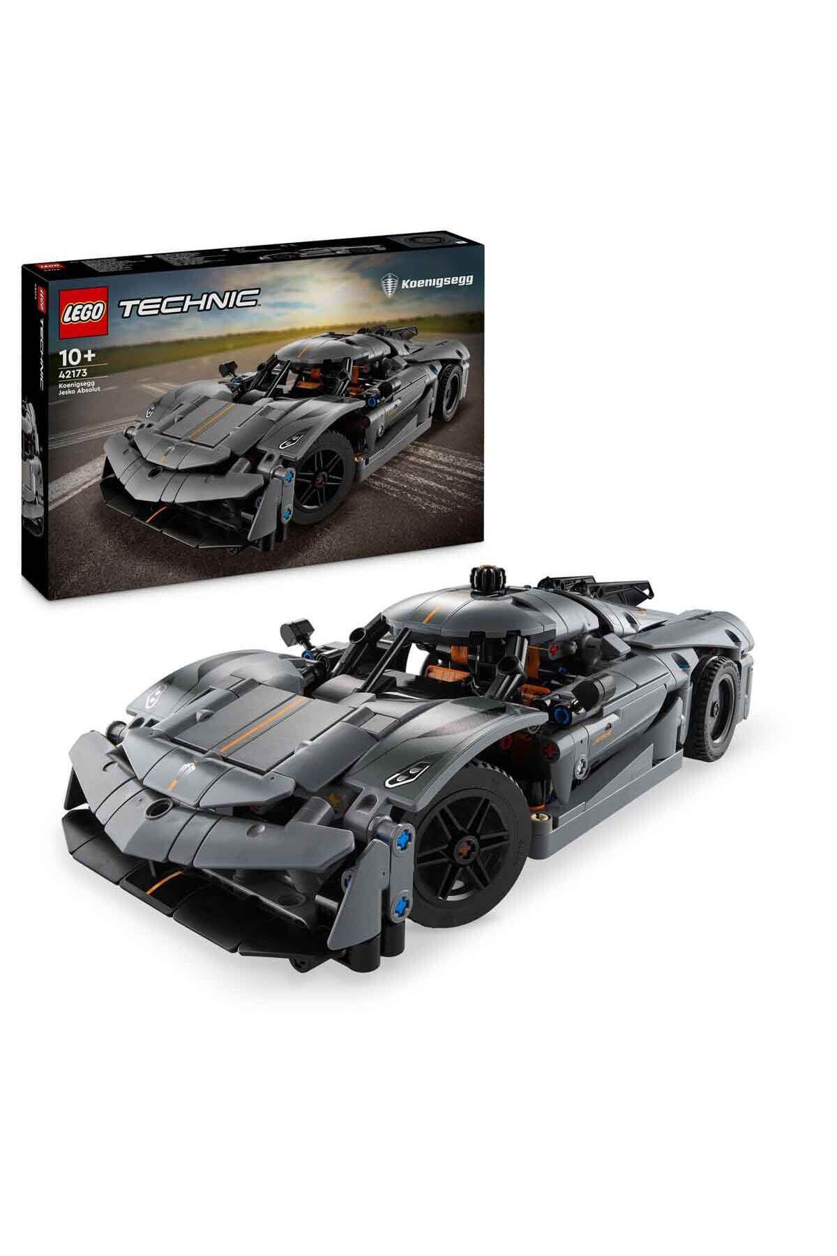 لگو و اسباب بازی های ساخت محور TECHNIC KOENIGSEGG JESKO ABSOLUT GREY HYPER CAR 42173 ست ساختمان برای کودکان 8 اورجینال LEGO