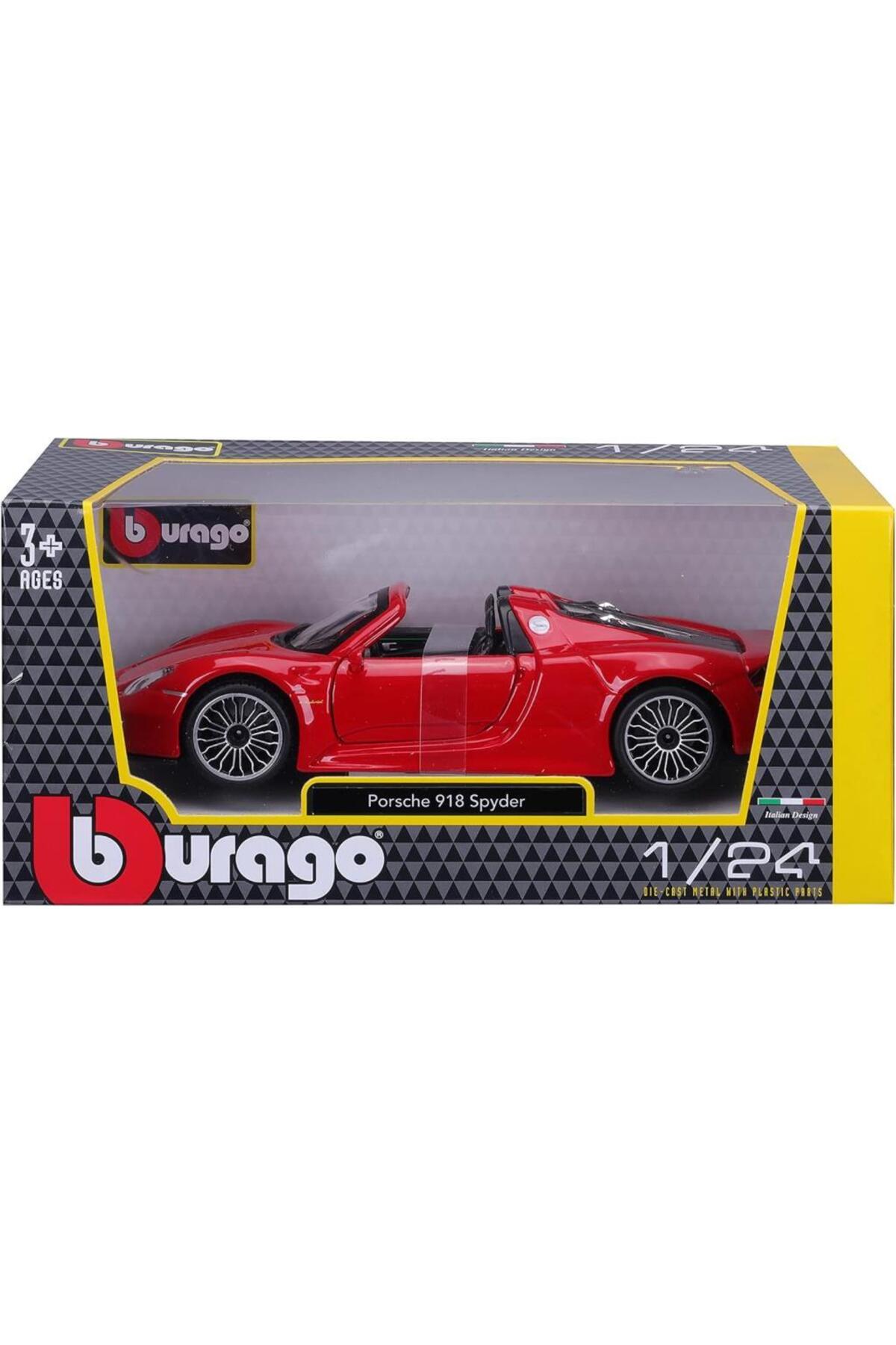 مدل خودرو پورشه 918 اسپایدر 1 24 اورجینال BBURAGO