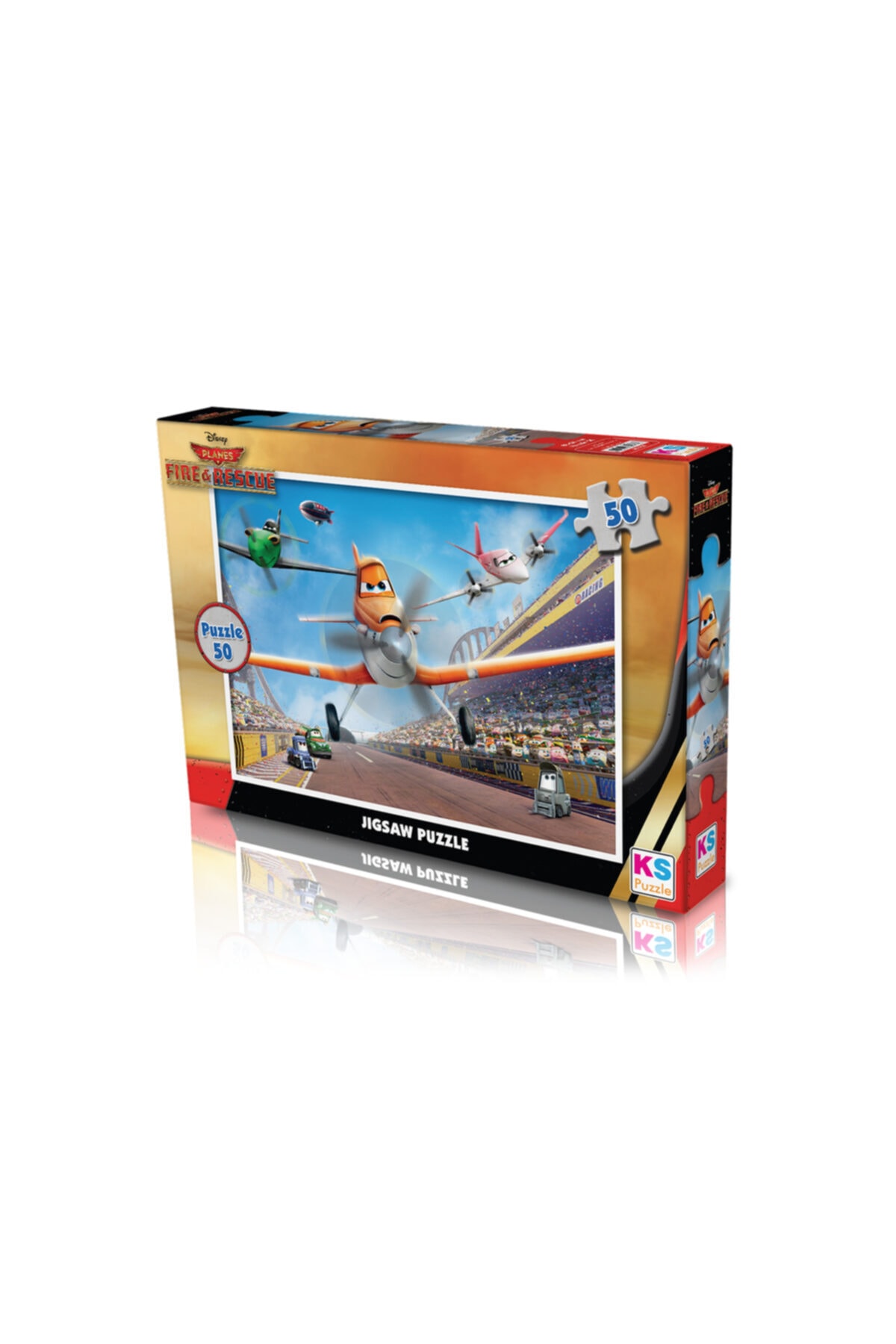پازل هواپیماهای دیزنی دارای مجوز جعبه 50 قطعه اورجینال Ks Games