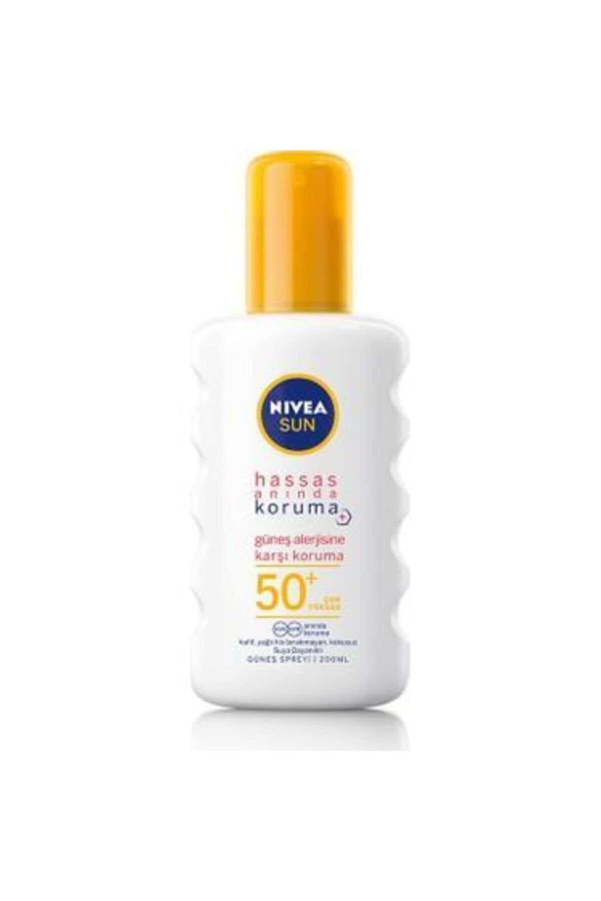 NIVEA حفاظت فوری حساسیت‌پذیر از آفتاب 50+ مطابق با آلرژی آفتاب 200 میلی‌لیتر