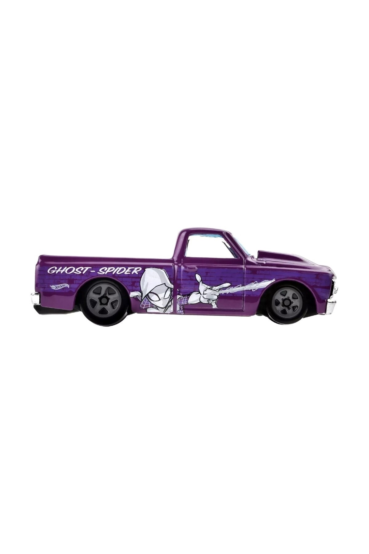 ماشین اسباب بازی های MARVEL SPIDER MAN '67 CHEVY C10 هات ویلز اورجینال HOT WHEELS