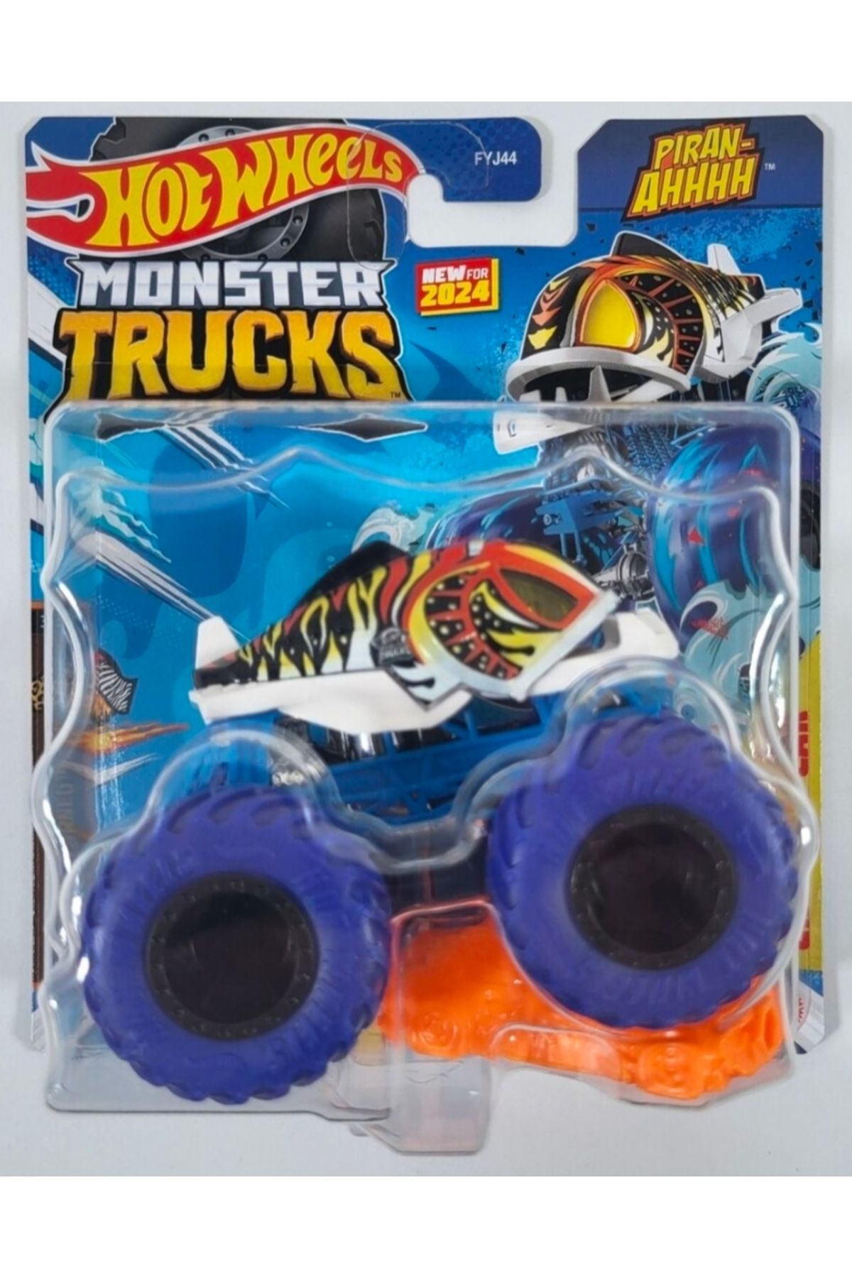 ماشین اسباب بازی MONSTER TRUCKS PIRANAH FYJ44 HTM56 از ترکیه HOT WHEELS