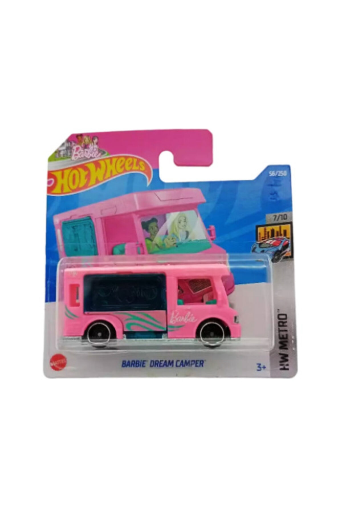 ماشین اسباب بازی های مجرد باربی رویای CAMPER HCT79 هات ویلز اورجینال HOT WHEELS