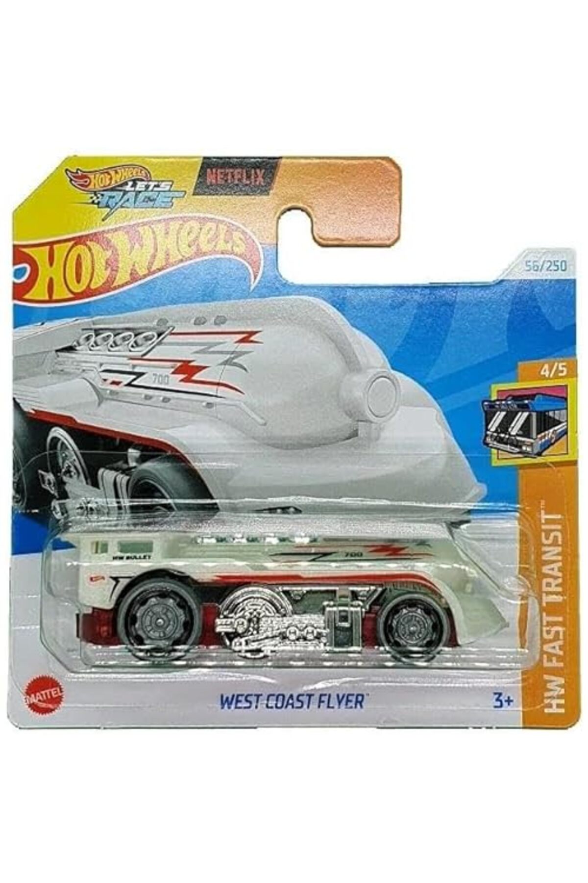 ماشین اسباب بازی FLYER SINGLE CARS WEST COAST HTD11 هات ویلز اورجینال HOT WHEELS