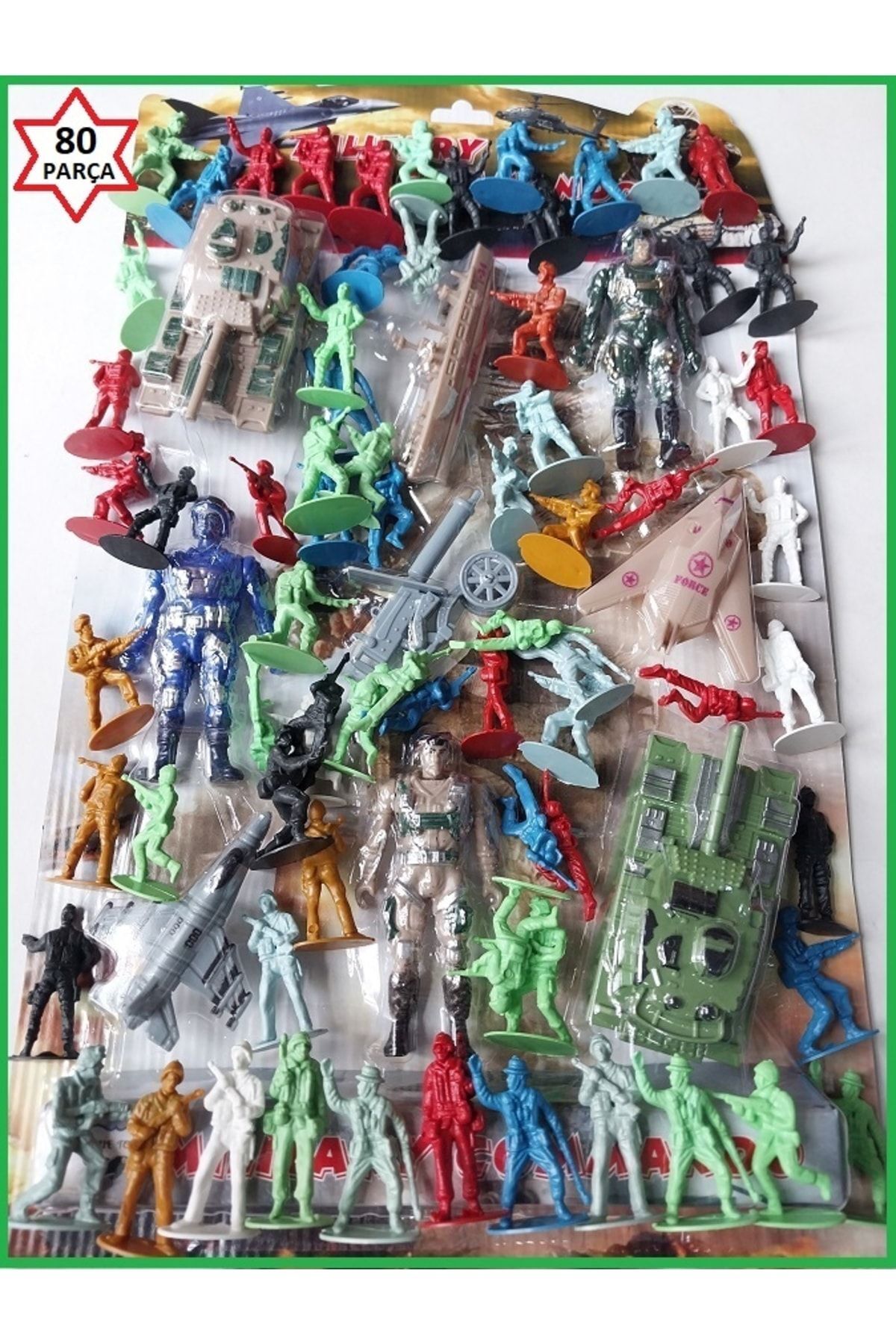 اسباب بازی های فیگور دیگر TANK SHIP SOLDIER 80 PIECES 2 PACK COMMANDO GHOST PLANE F16 CANNON SHOOTING LARGE TOY SETS OYUNCAKSAHİLİ