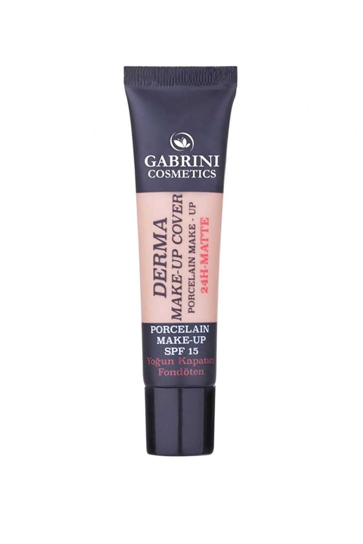 کرم پودر جلد آرایش DERMA 101 تن نور Gabrini