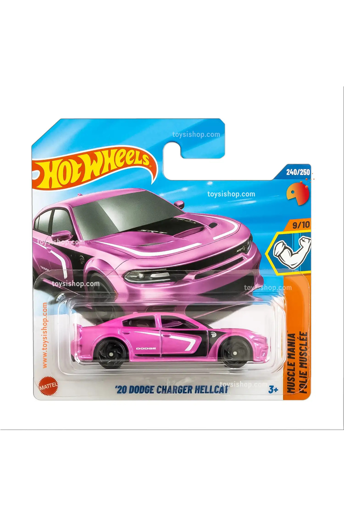 ماشین اسباب بازی 20 DODGE CHARGER HELLCAT 2025 P CASE از ترکیه HOT WHEELS