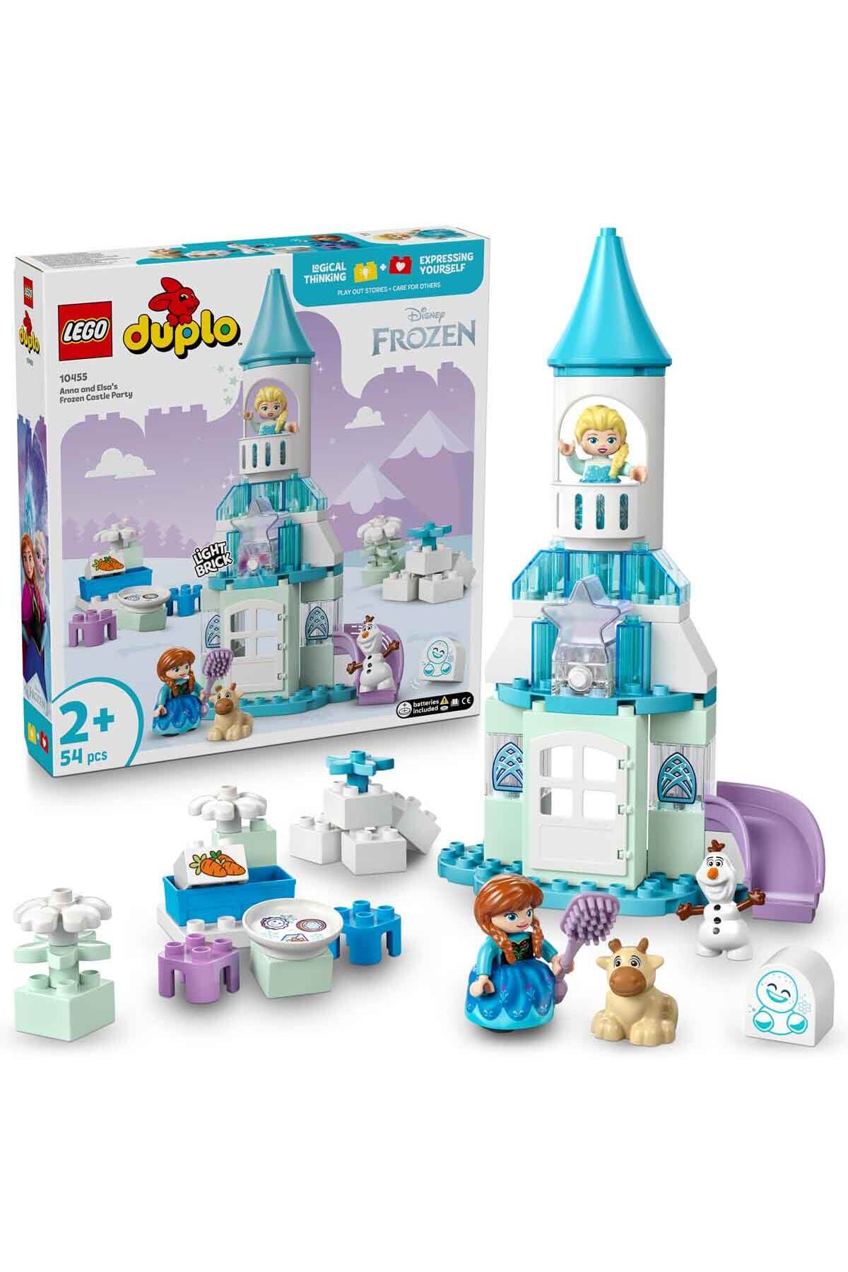لگو DUPLO DISNEY ANNA ELSA'S LAND OF SNOW CASTLE PARTY 10455 کودکان 2 ساله بالاتر اورجینال LEGO