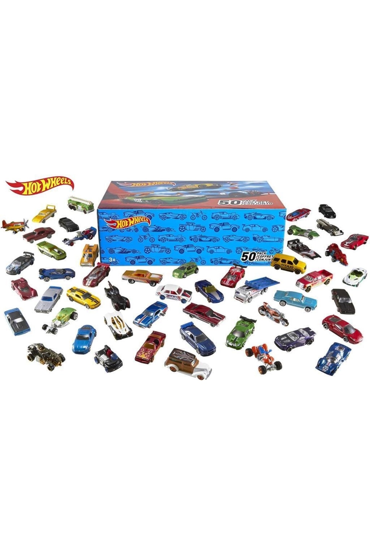 ماشین اسباب بازی ® مجموعه اتومبیل 50S | V6697 هات ویلز اورجینال HOT WHEELS