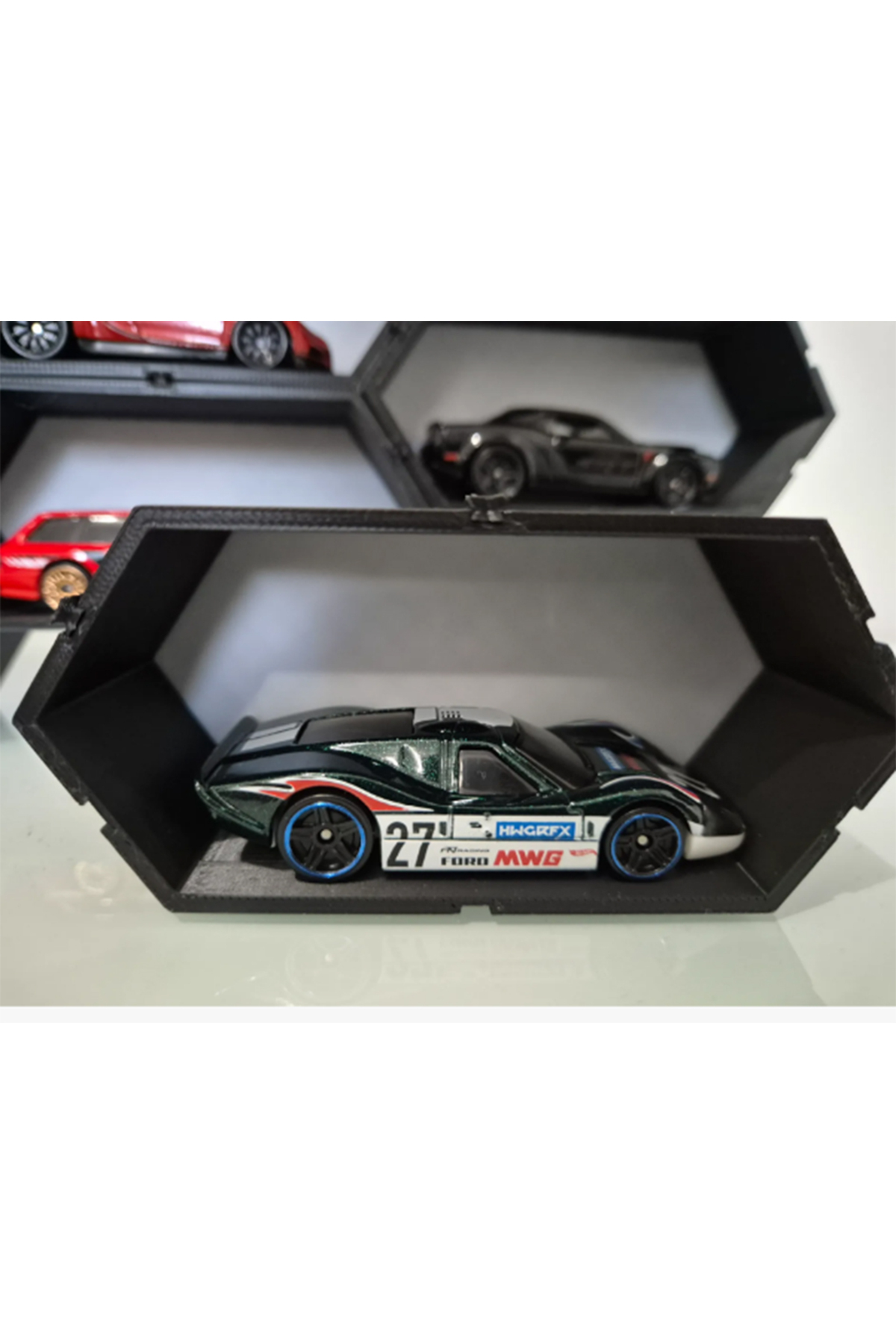 ماشین اسباب بازی HOTWHEELS DISPLAY STAND 3 PIECES 3D PLA PRINTING PLASTIC. شامل نمی شود. Matris