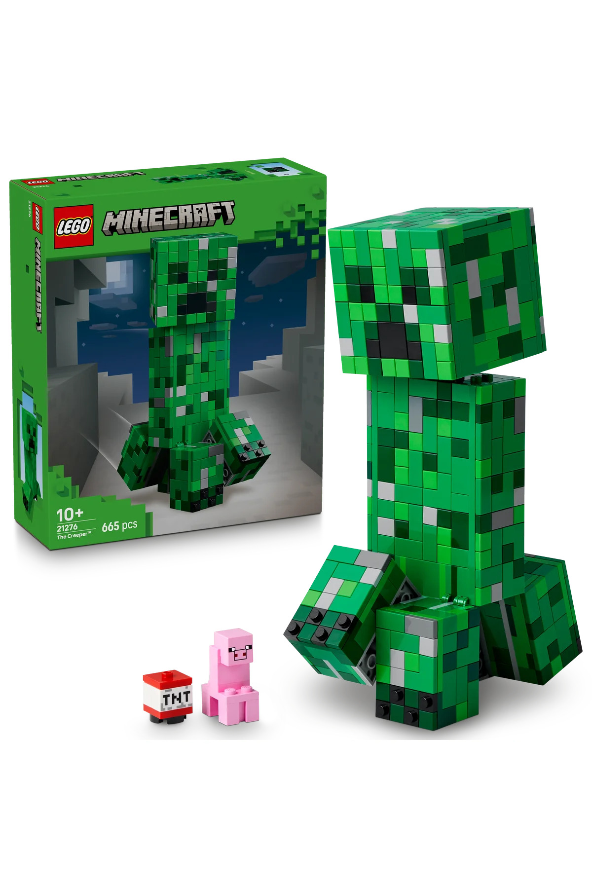 لگو و اسباب بازی های ساخت محور ® MINECRAFT® CREEPER™ 21276 مجموعه سازه‌های خلاقانه اسباب‌بازی برای کودکان بالای 10 سال 665P اورجینال LEGO