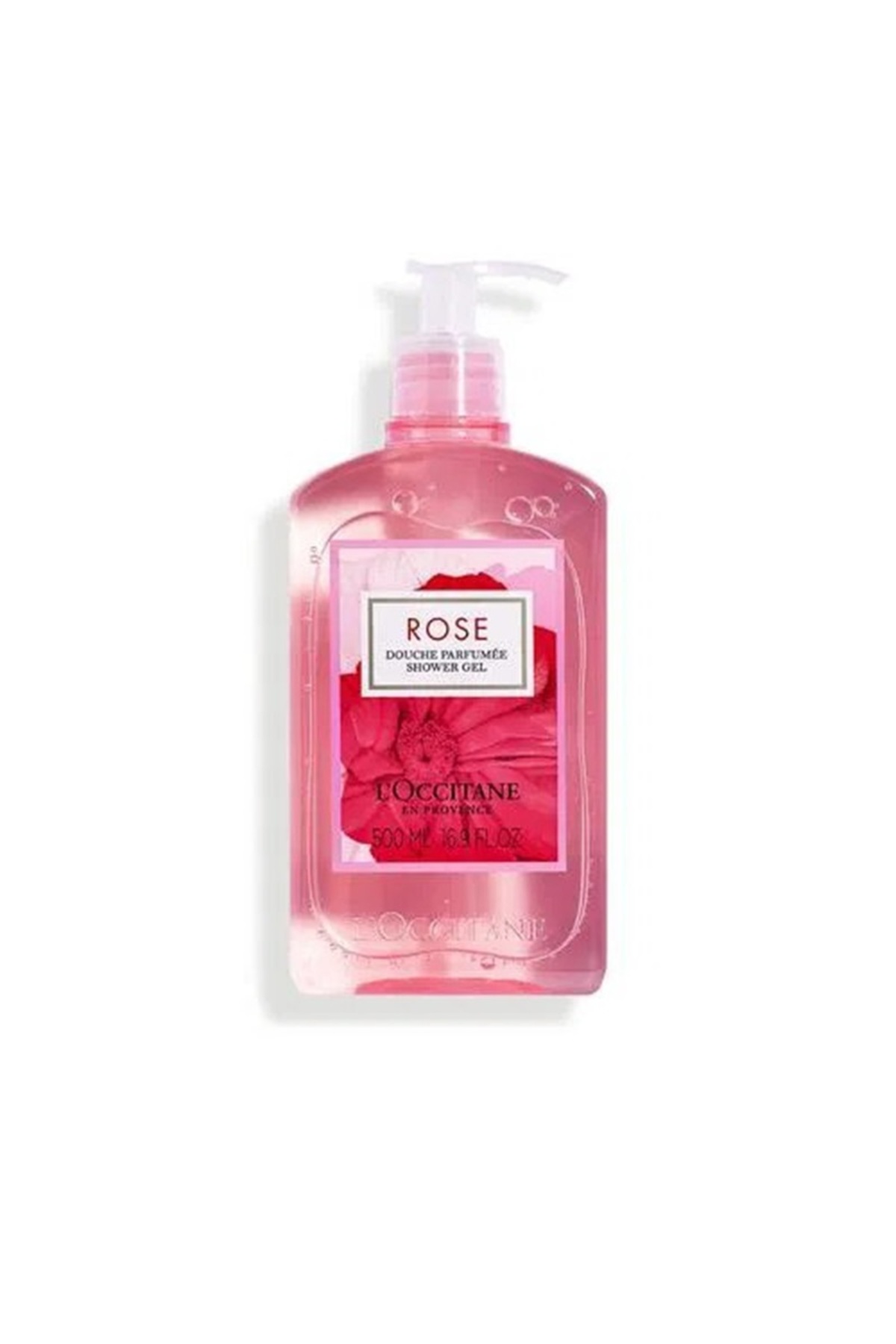 ژل دوش زنانه گل رز خشن 500 میل DEMBA2624 L'Occitane