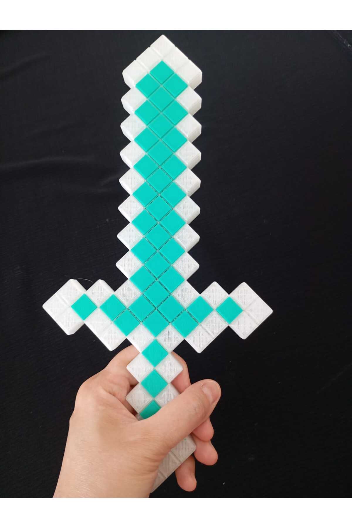اسباب بازی های فیگور شخصیت شمشیر MINECRAFT 30 سانتی متر starlab3dstudios