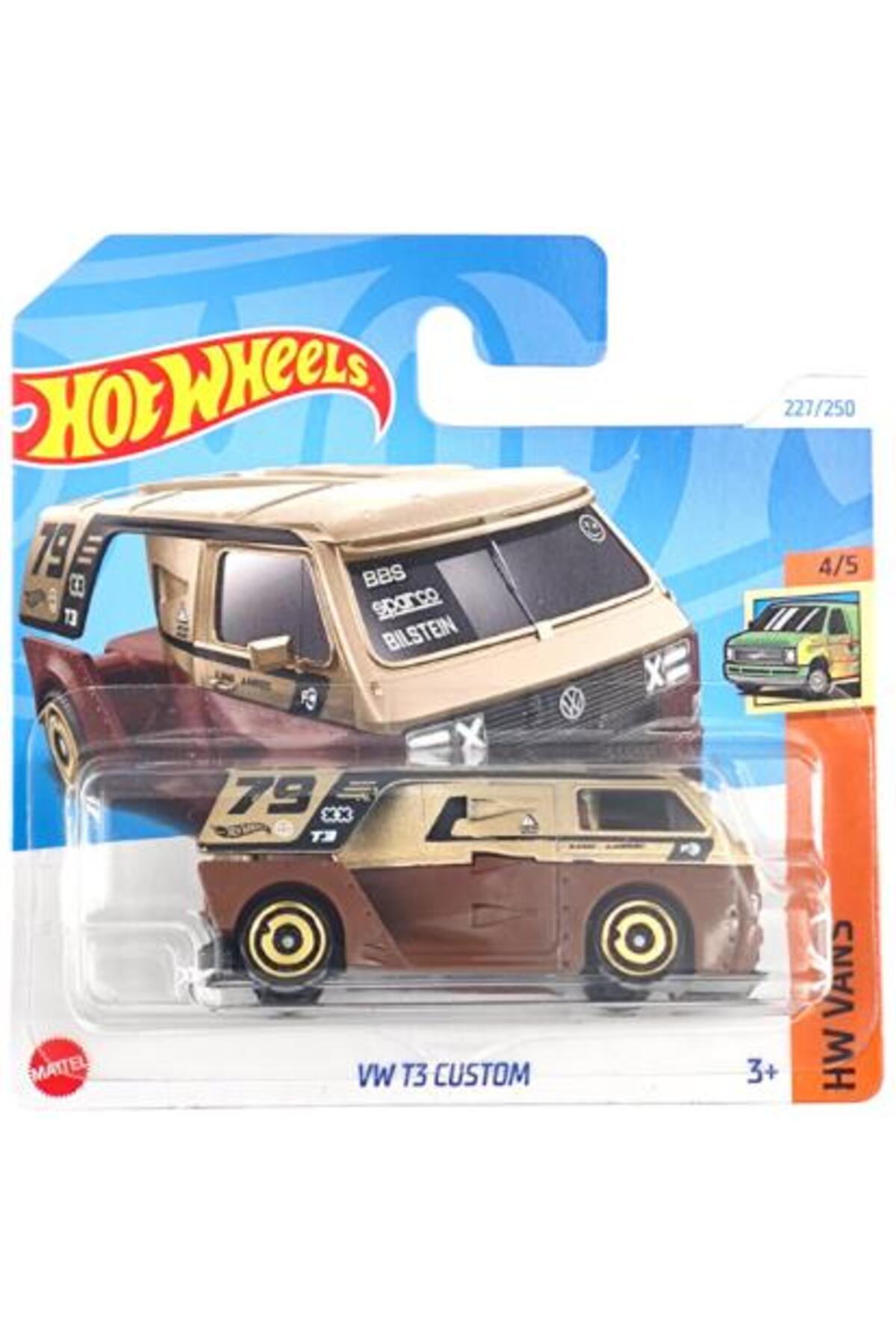 ماشین اسباب بازی اتومبیل های SINGLE VW T3 CUSTOM HRY57 هات ویلز اورجینال HOT WHEELS