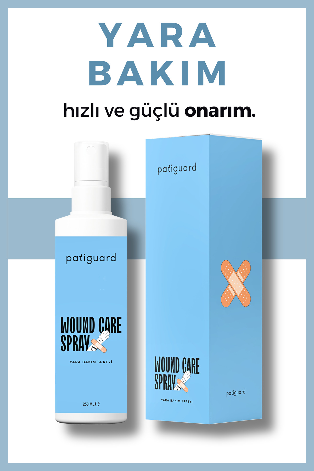 اسپری مراقبت از زخم حیوانات پتی‌گارد Patiguard، ۲۵۰ میلی‌لیتر، نانو نقره