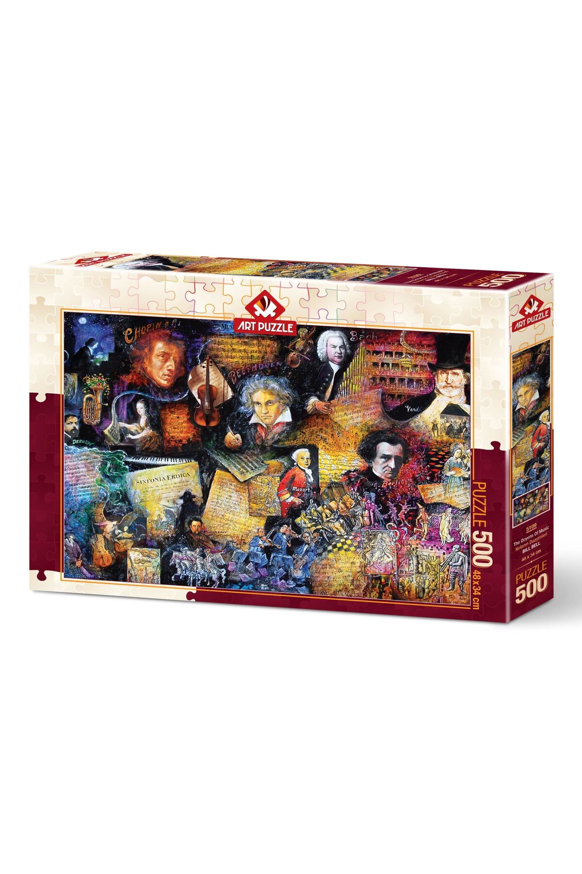 پازل 500 قطعه NOTAN DUAYENLER 5109 اورجینال ارت Art Puzzle