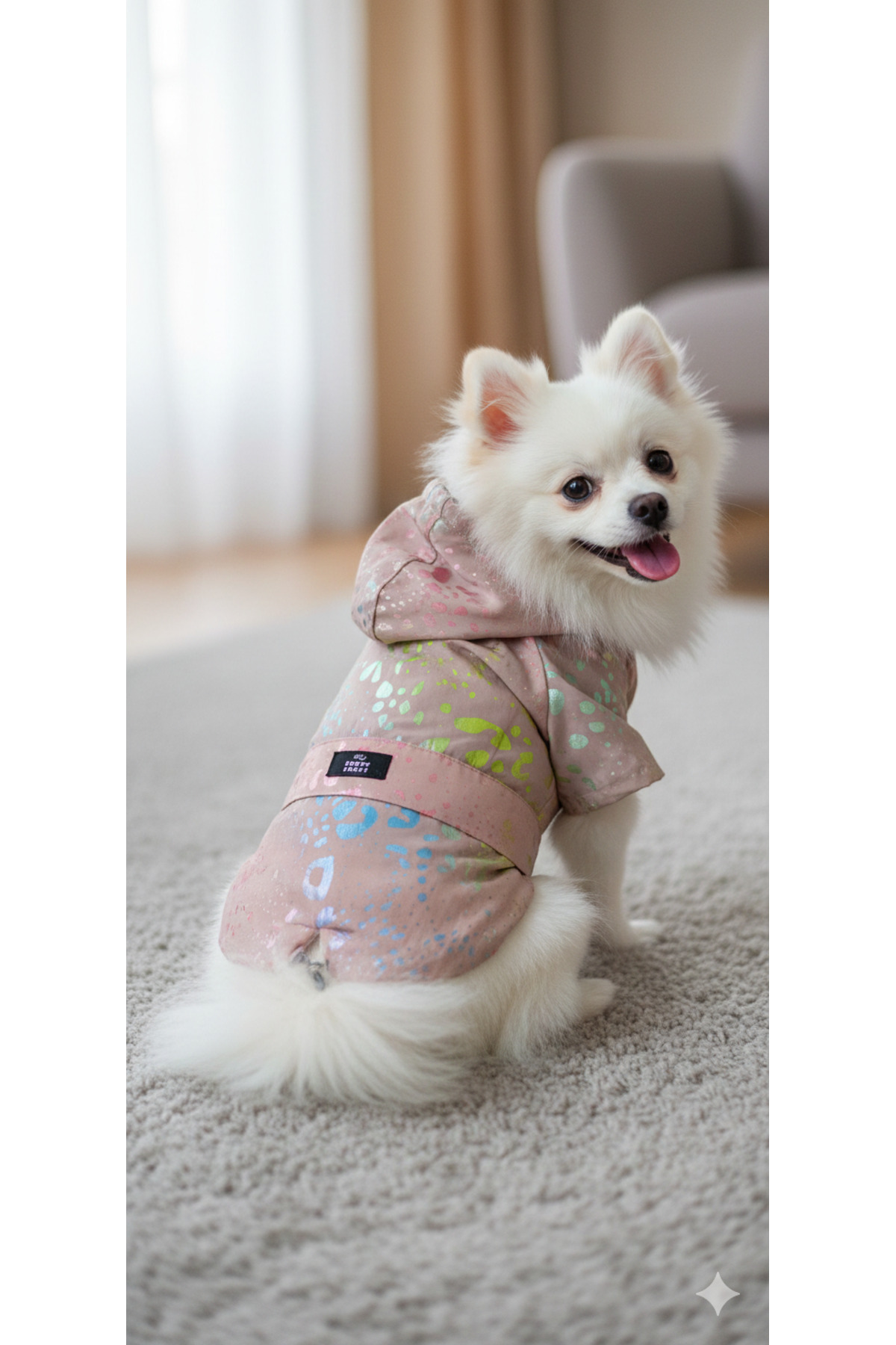 لباس سگ پاپی پارتی PUPPY PARTY مدل TY-29، صورتی