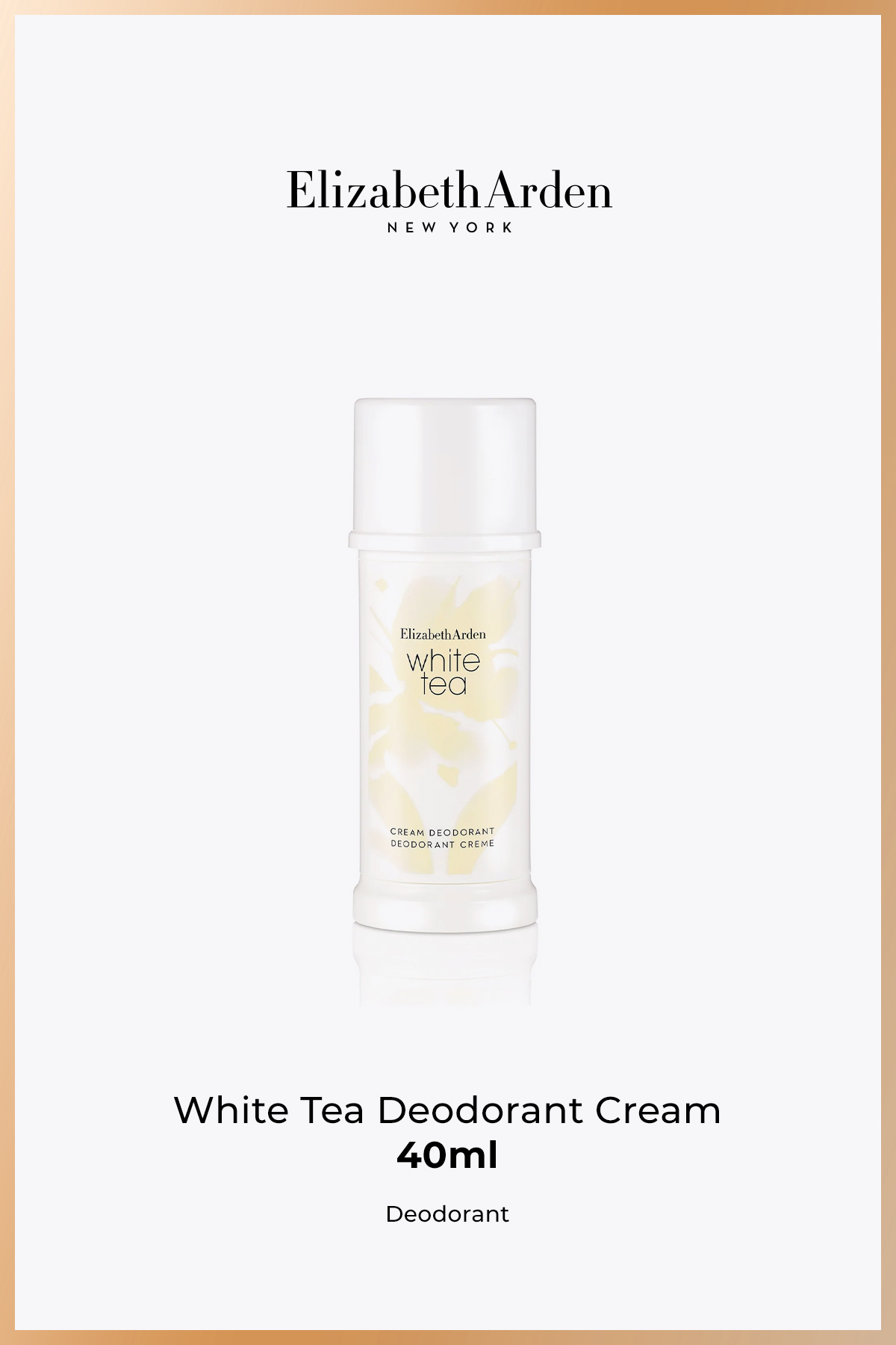 دئودورانت و رول آن زنانه کرم چای سفید 40ML Elizabeth Arden
