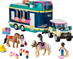 مجموعه ساختنی تریلر نمایش اسب و SUV لگو LEGO فرندز Friends مدل 41722، ۹۸۹ قطعه