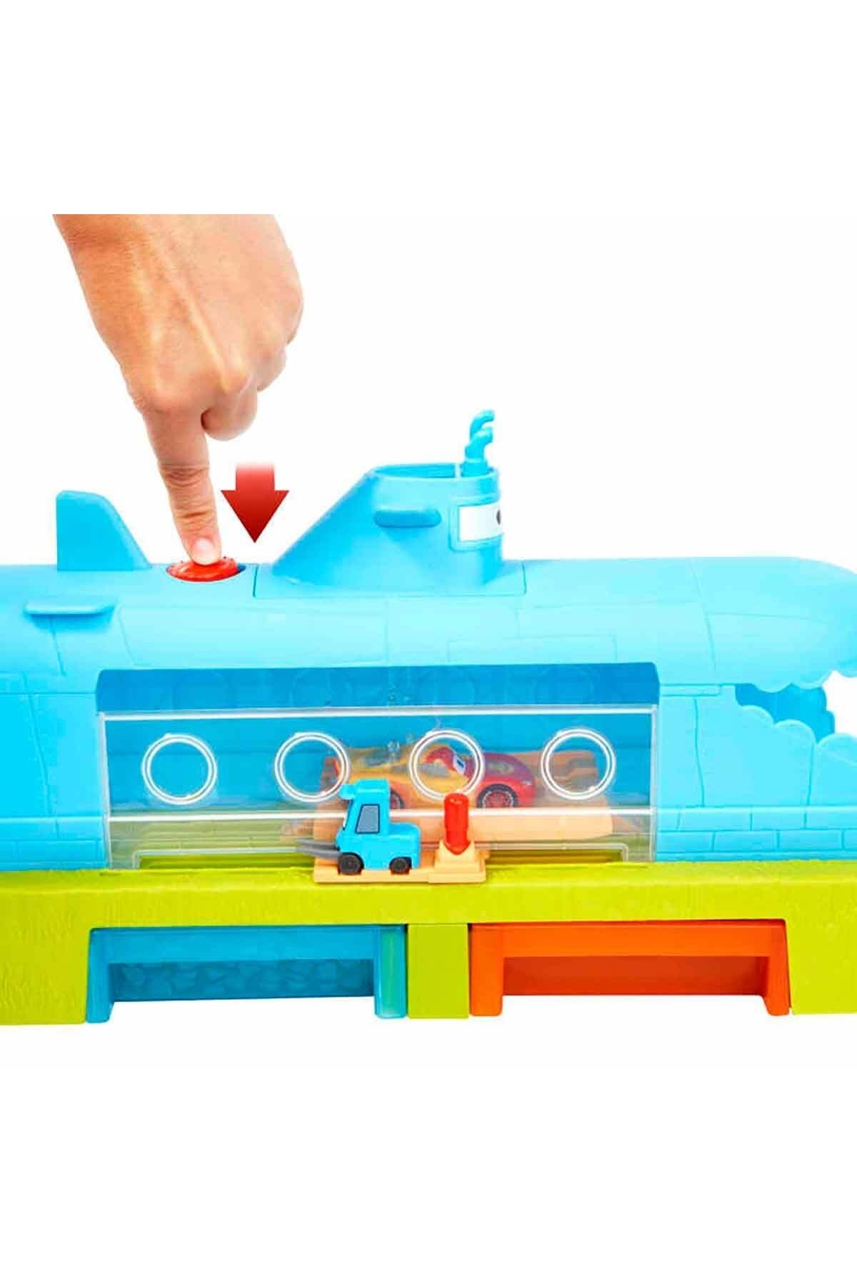 ماشین اسباب بازی مجموعه شستشوی اتومبیل نهنگ HGV70 هات ویلز اورجینال HOT WHEELS
