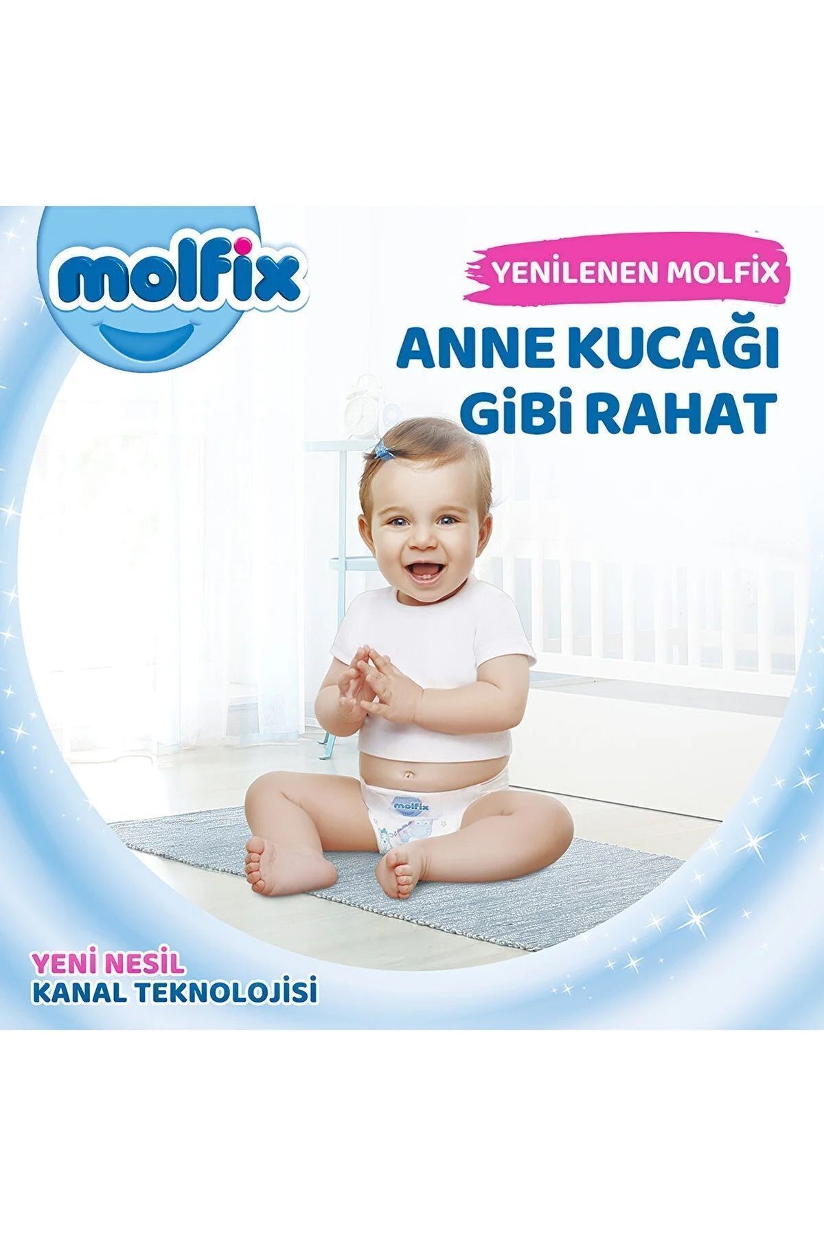 پوشک بچه بسته ULTRA OPPORTUNITY MIDI SIZE 3 108 324 عدد 4 9 کیلوگرم اورجینال Molfix