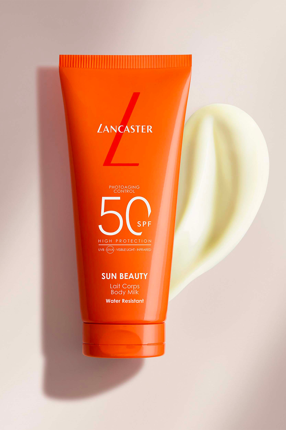 کرم ضد آفتاب بدن SUN BEAUTY BODY MILK SPF50 100 میل Lancaster