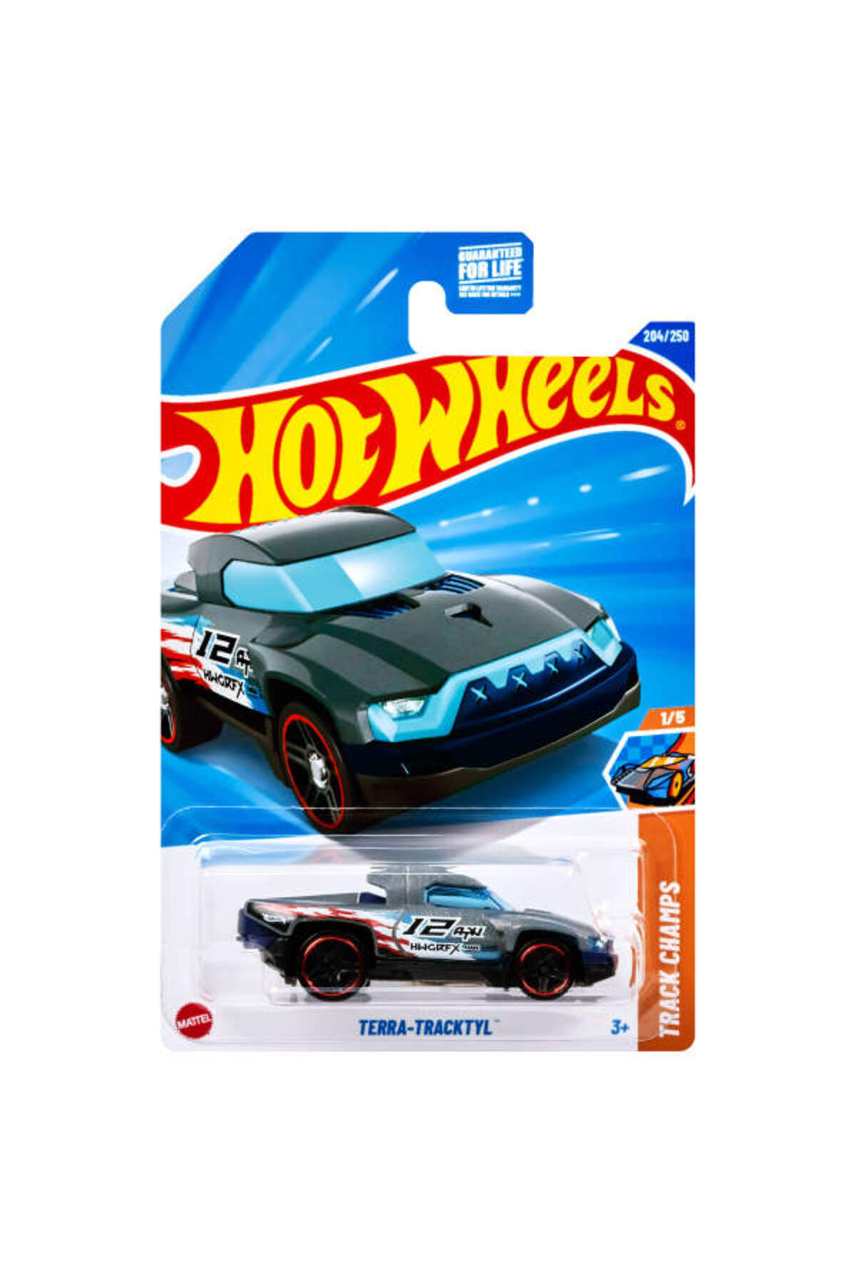 ماشین اسباب بازی چرخ دستی های تکی TERRA TRACKTYL JBB82 تخته کوتاه 1 64 از ترکیه HOT WHEELS