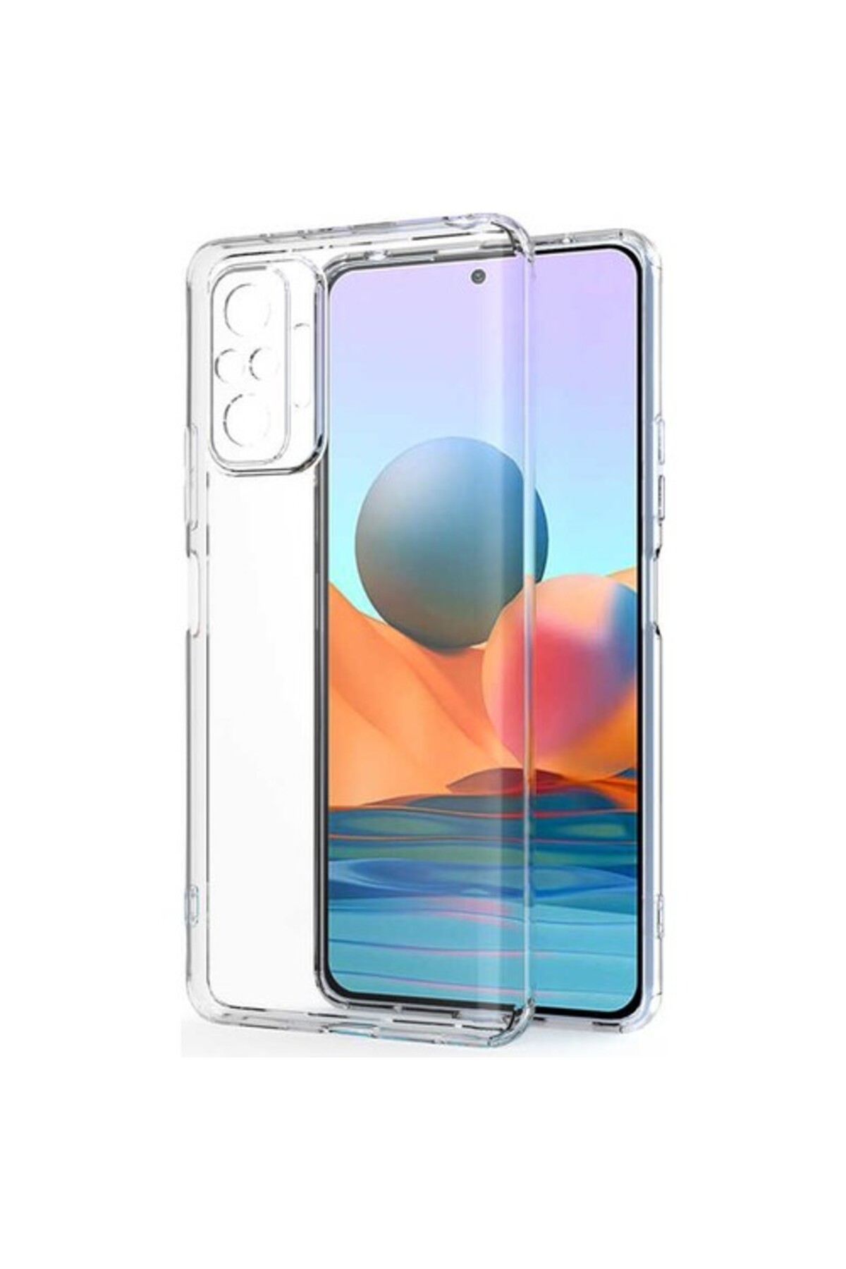 کاور و قاب پوشش محافظ سیلیکونی نرم شفاف دوربین REDMI NOTE 10 PRO فیبکس Fibaks