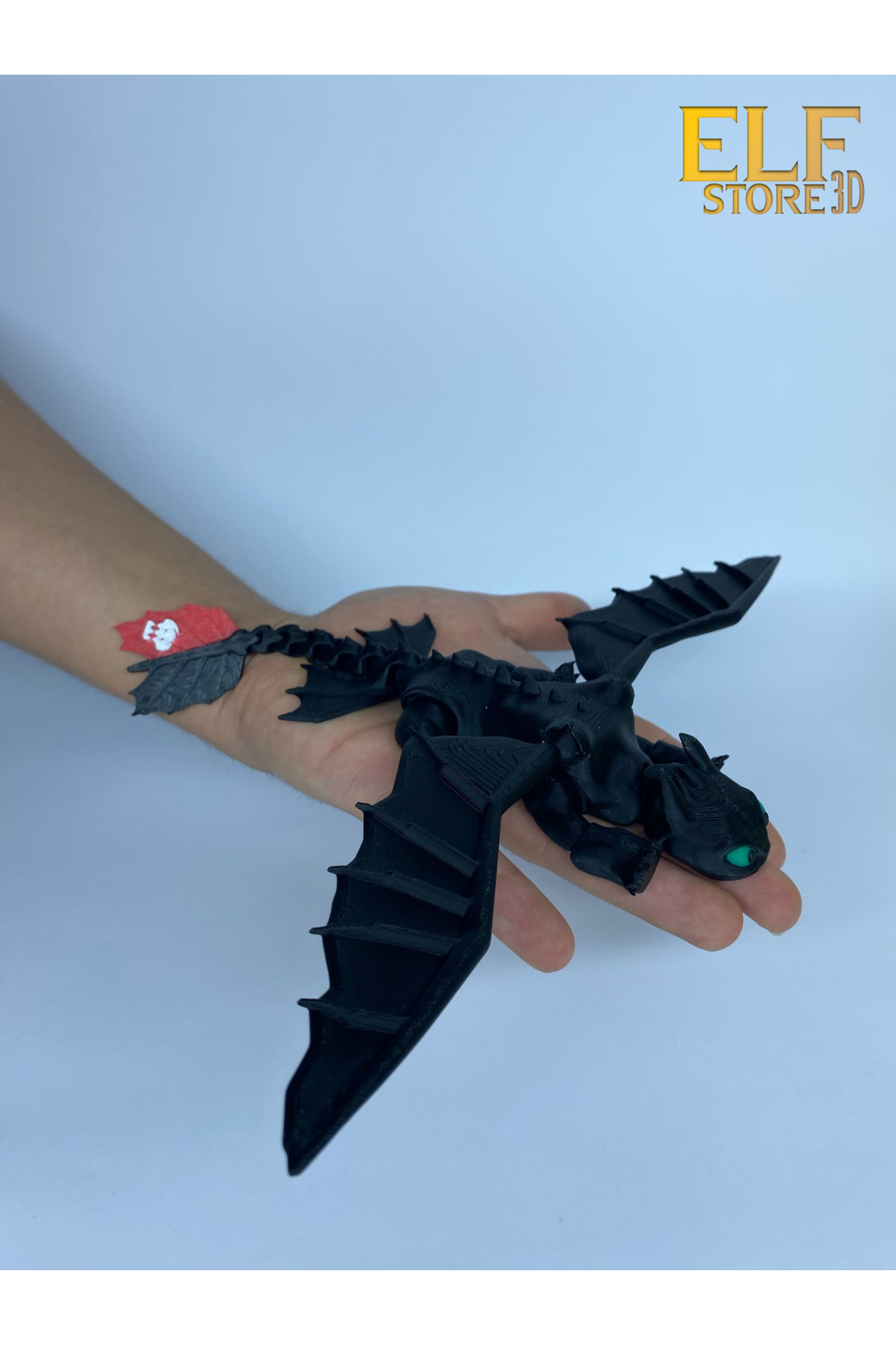 فیگور TOOTHLESS HOW TO TRAIN YOUR DRAGON NIGHT FURY PREMIUM 21 CM از ترکیه 3dElfStore