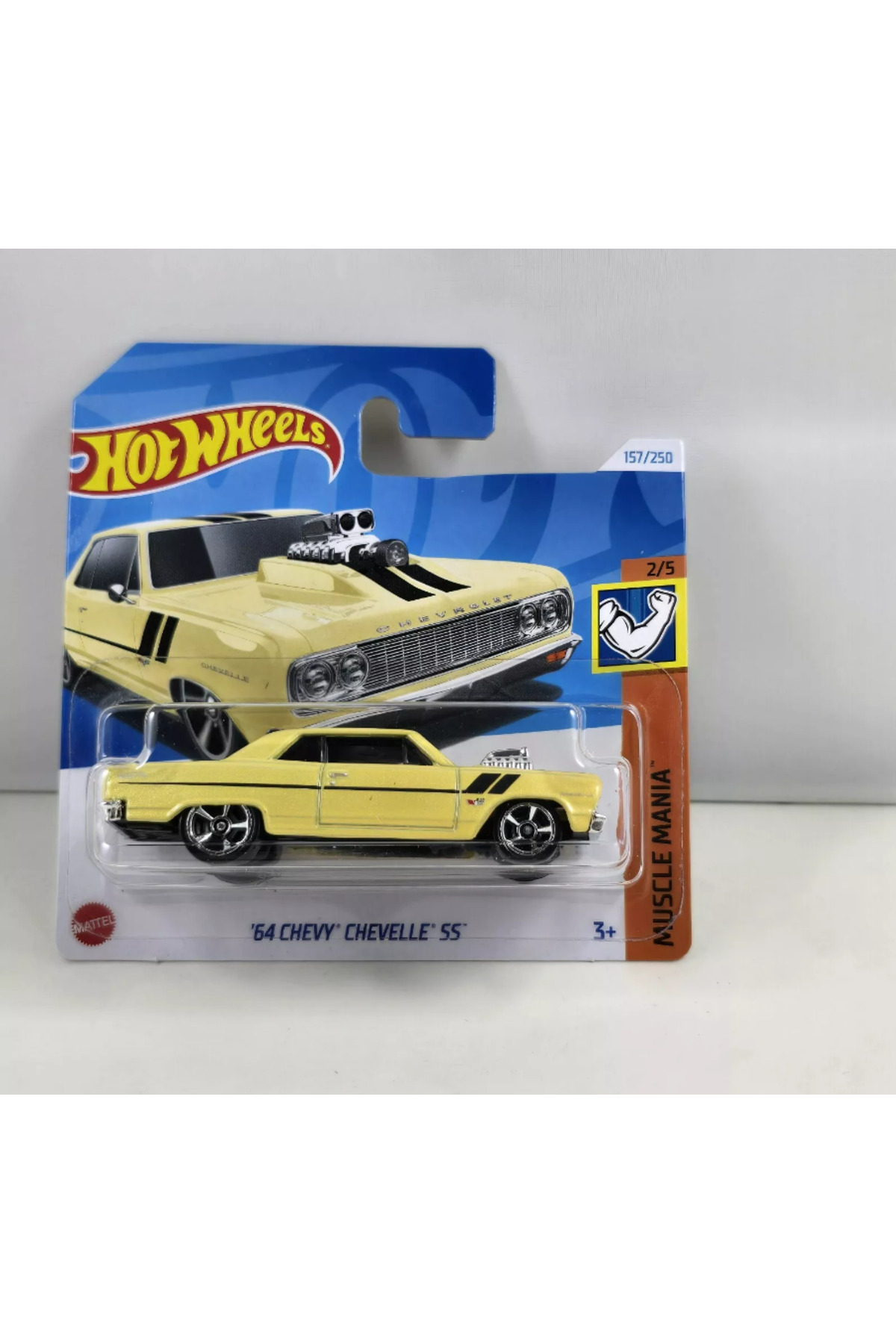 ماشین اسباب بازی SINGLE CAR '64 CHEVY CHEVELLE SS هات ویلز اورجینال HOT WHEELS