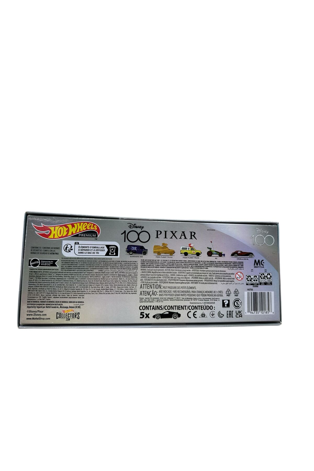 ماشین اسباب بازی بسته نرم افزاری 100 ممتاز دیزنی هات ویلز اورجینال HOT WHEELS
