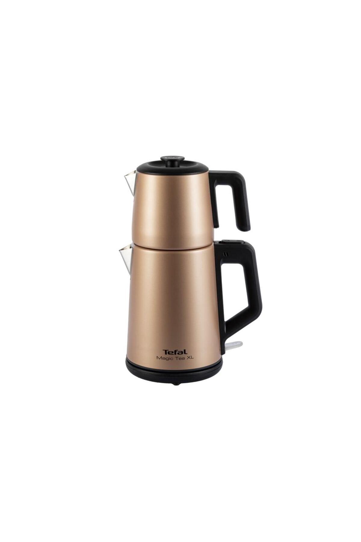 چای ساز MAGIC TEA XL 1650 وات با بدنه استیل ضد زنگ مسی اورجینال TEFAL