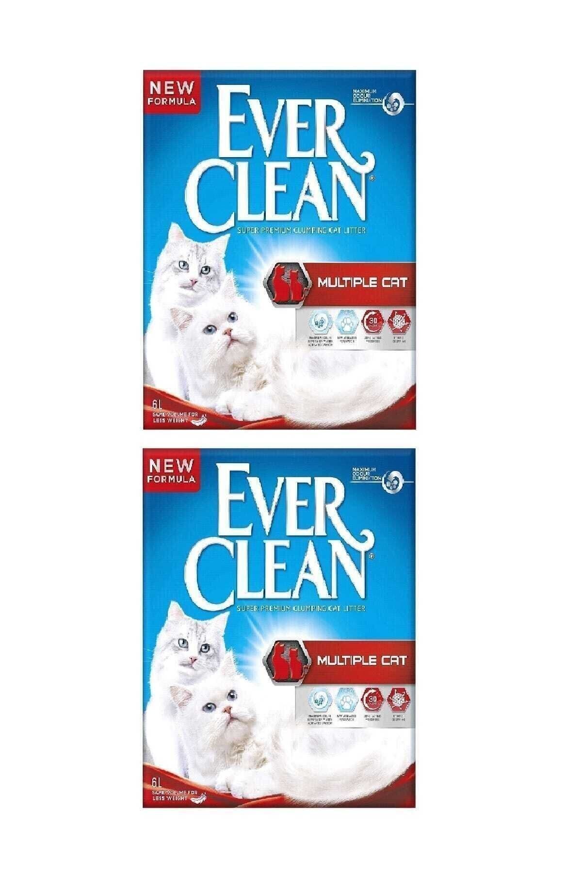 خاک گربه مولتیپل اورکلین Ever Clean، ۱۰ لیتر × ۲ عدد