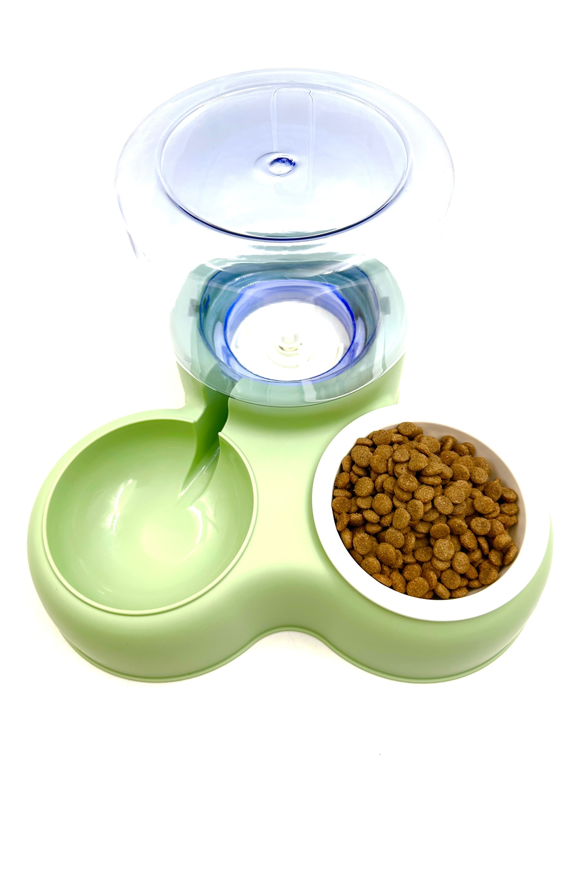 ظرف هوشمند غذادهی و آب‌خوری خودپرکن گربه و سگ تاسما مارکت Tasma Market، مدل 400-8198، سبز
