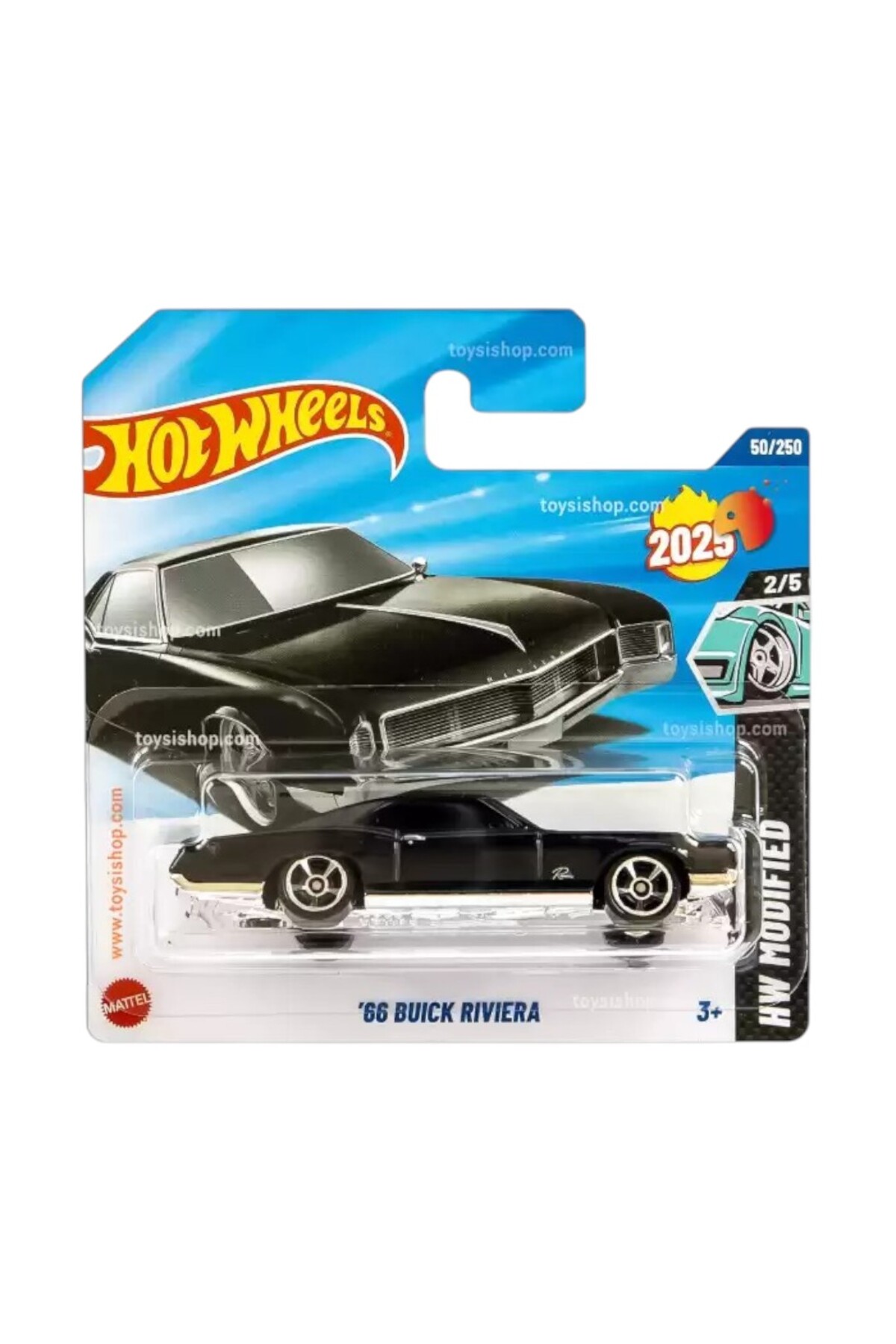 ماشین اسباب بازی 66 BUICK RIVIERA HW اصلاح شده JBB56 هات ویلز اورجینال HOT WHEELS