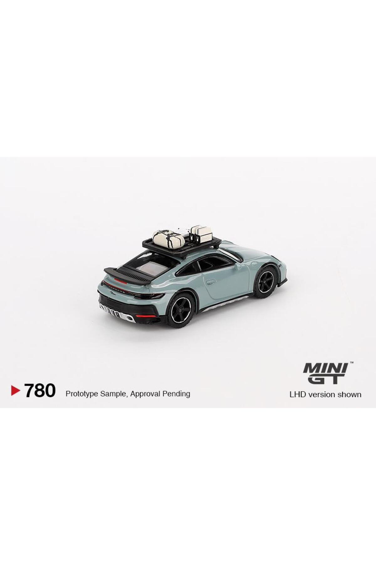 مدل خودرو پورشه 911 داکار سایه سبز متالیک 780 اورجینال mini gt