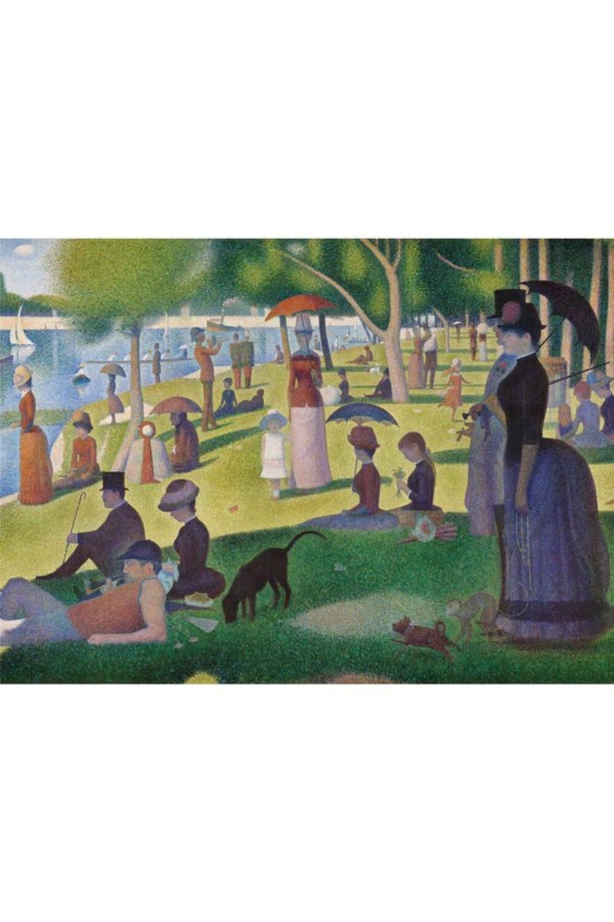 پازل کلمنتونی 1000 قطعه موزه بزرگسالان SEURAT بعد از ظهر یکشنبه... 39613 ترکیه Genel Markalar