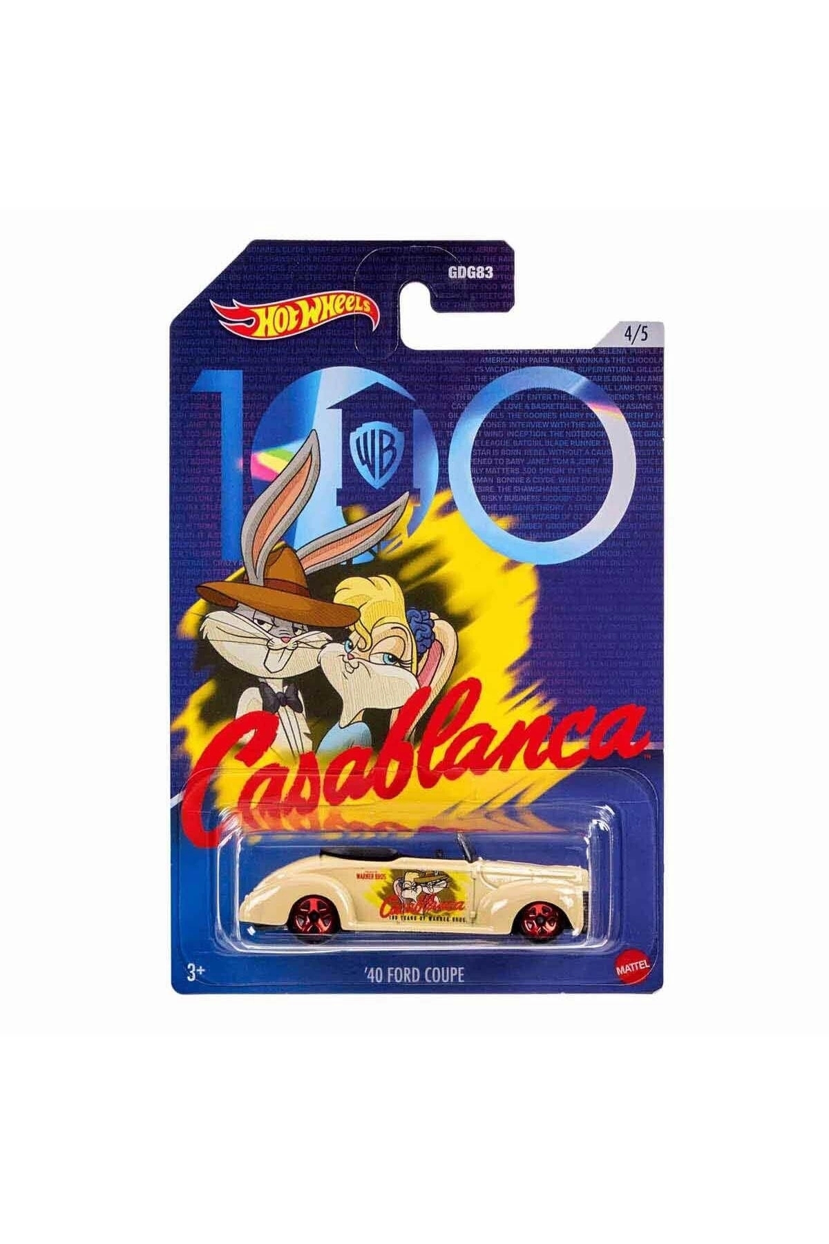 کلکسیون خودروهای موضوعی 100 سالگی برادران وارنر HLK31 از ترکیه HOT WHEELS