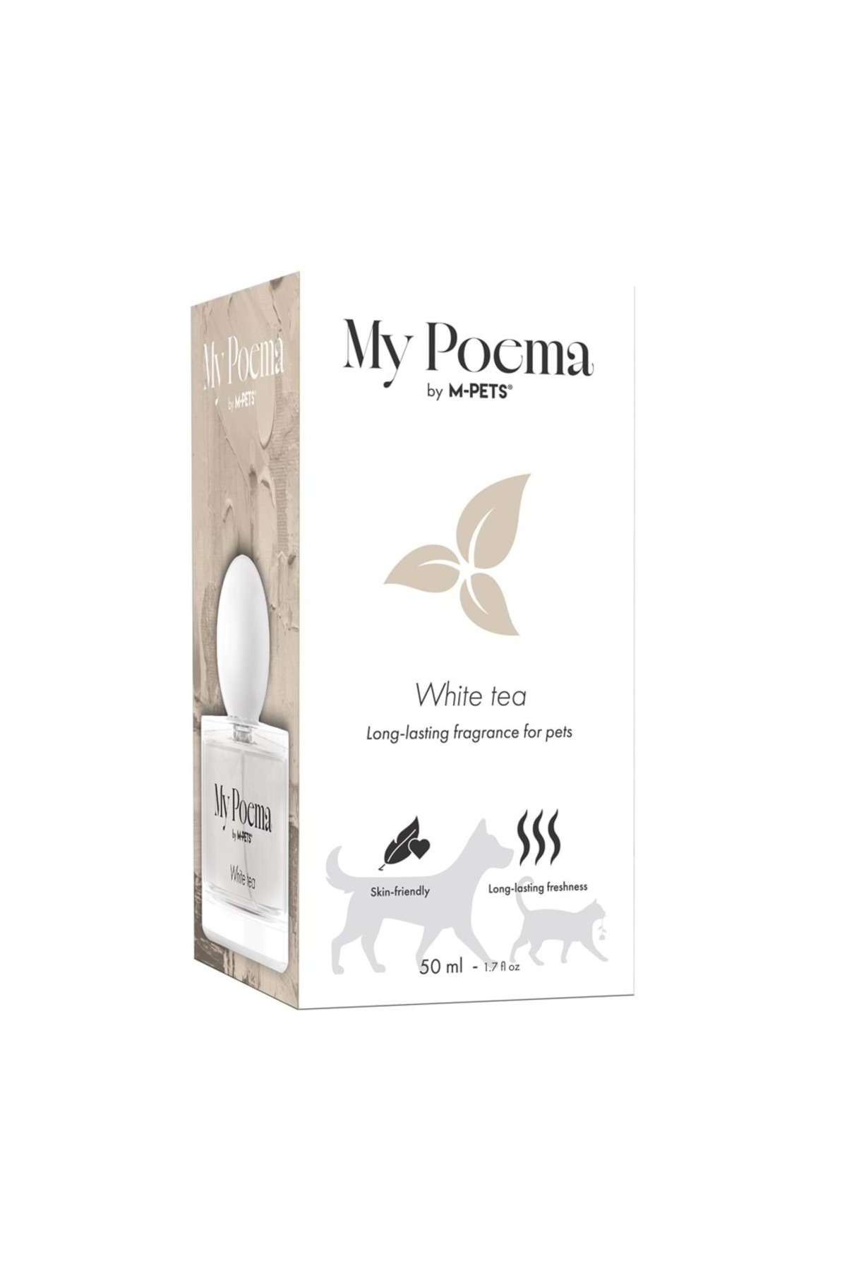 عطر گربه و سگ ام‌پتس M-PETS، سری My Poema با رایحه چای سفید، ۵۰ میلی‌لیتر